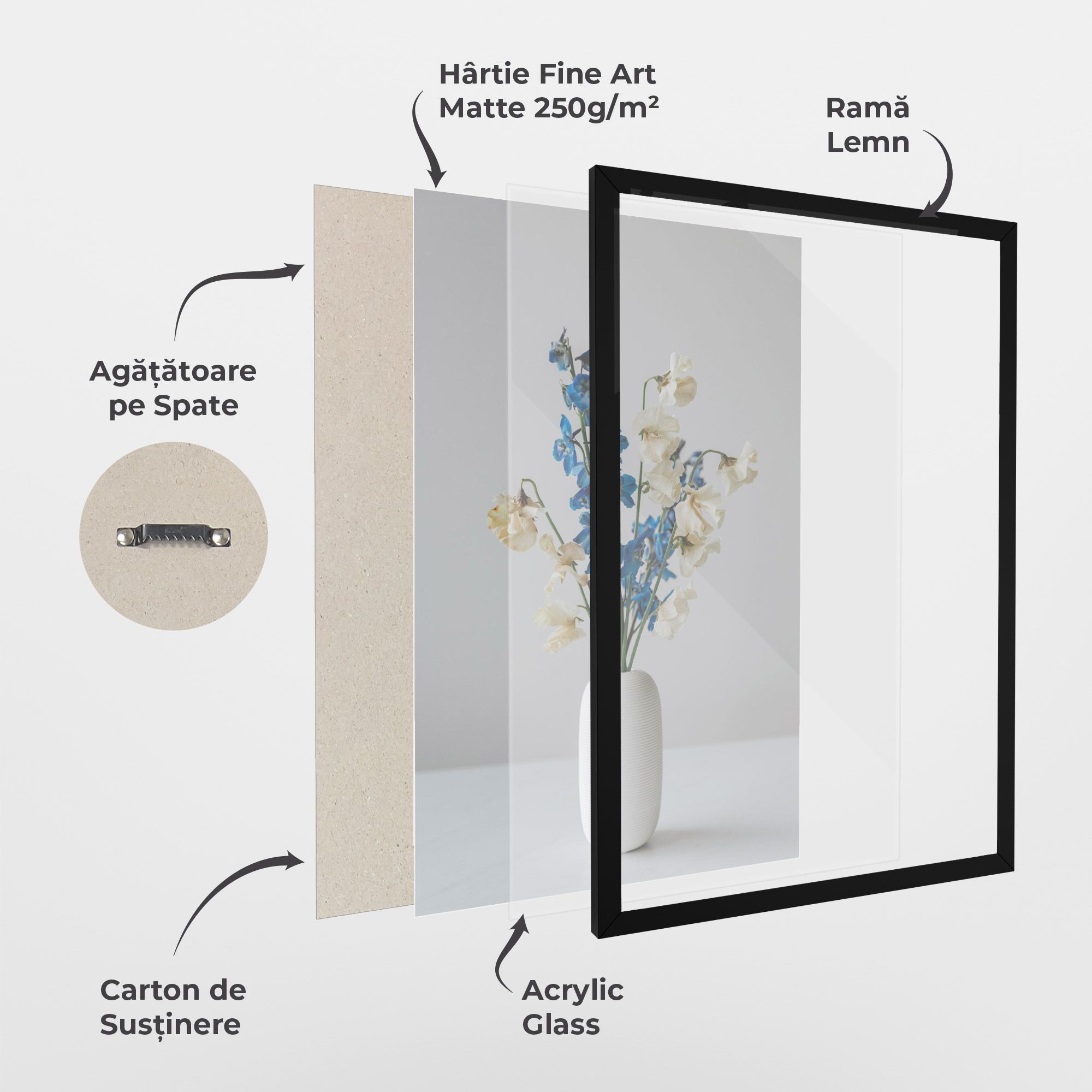 Blue White Vase mockup 1