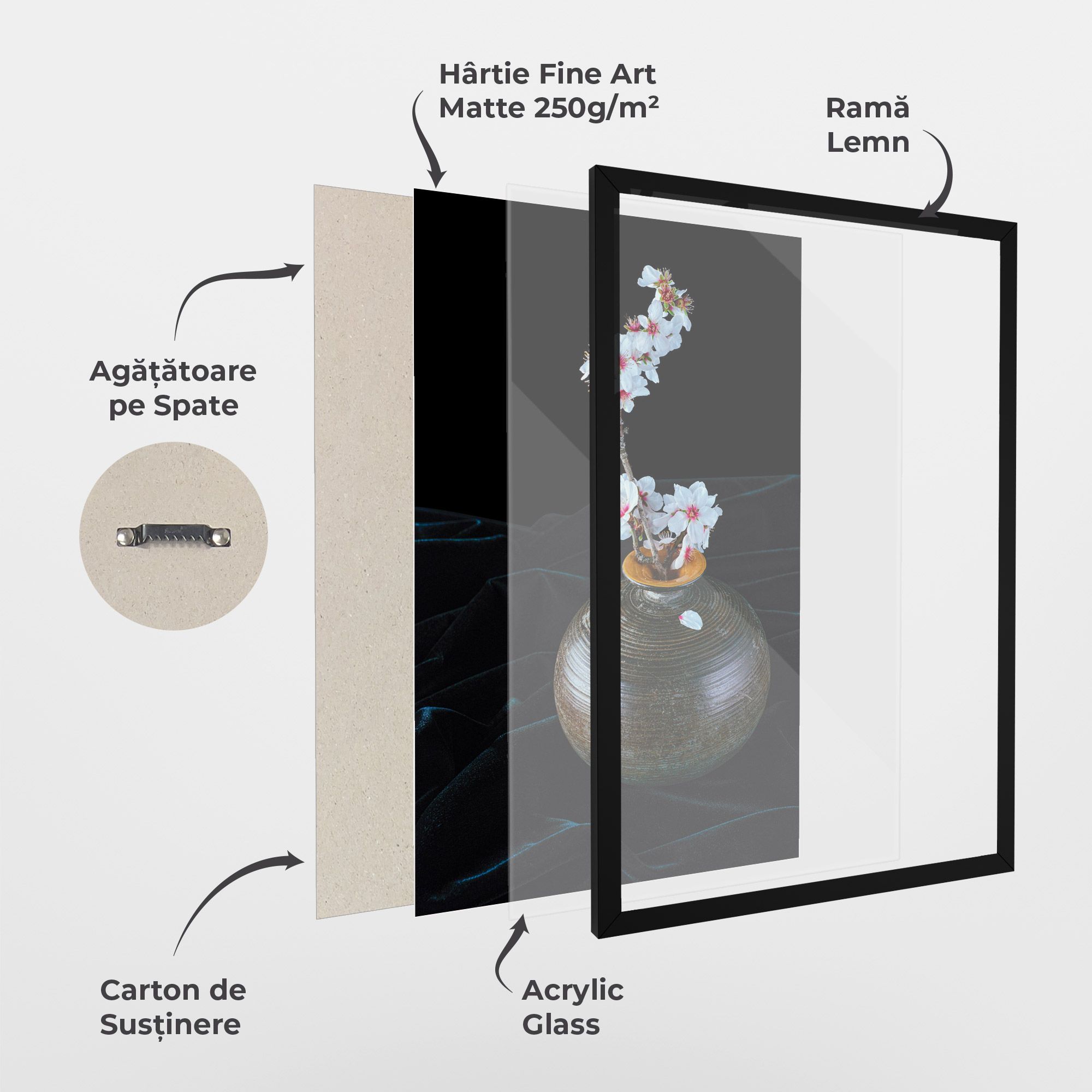 Brown Vase Flowers mockup 1