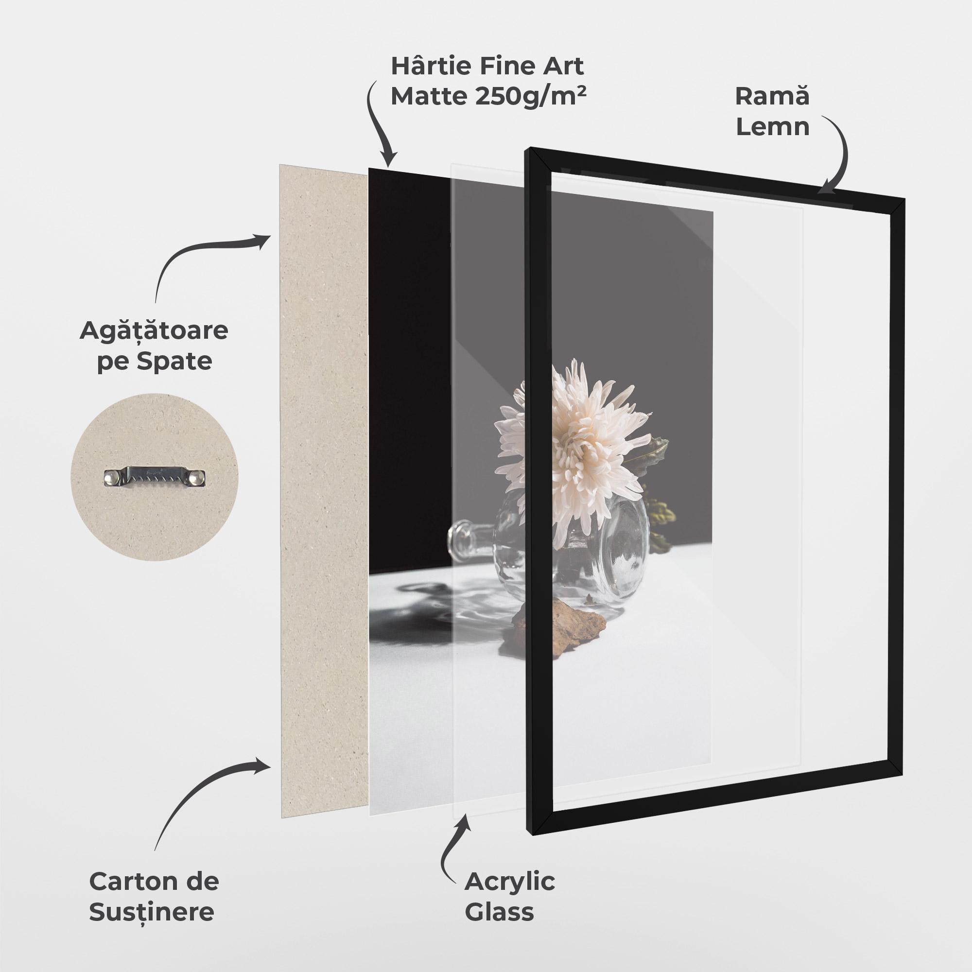 Poster Înrămat Cool Ase mockup 1