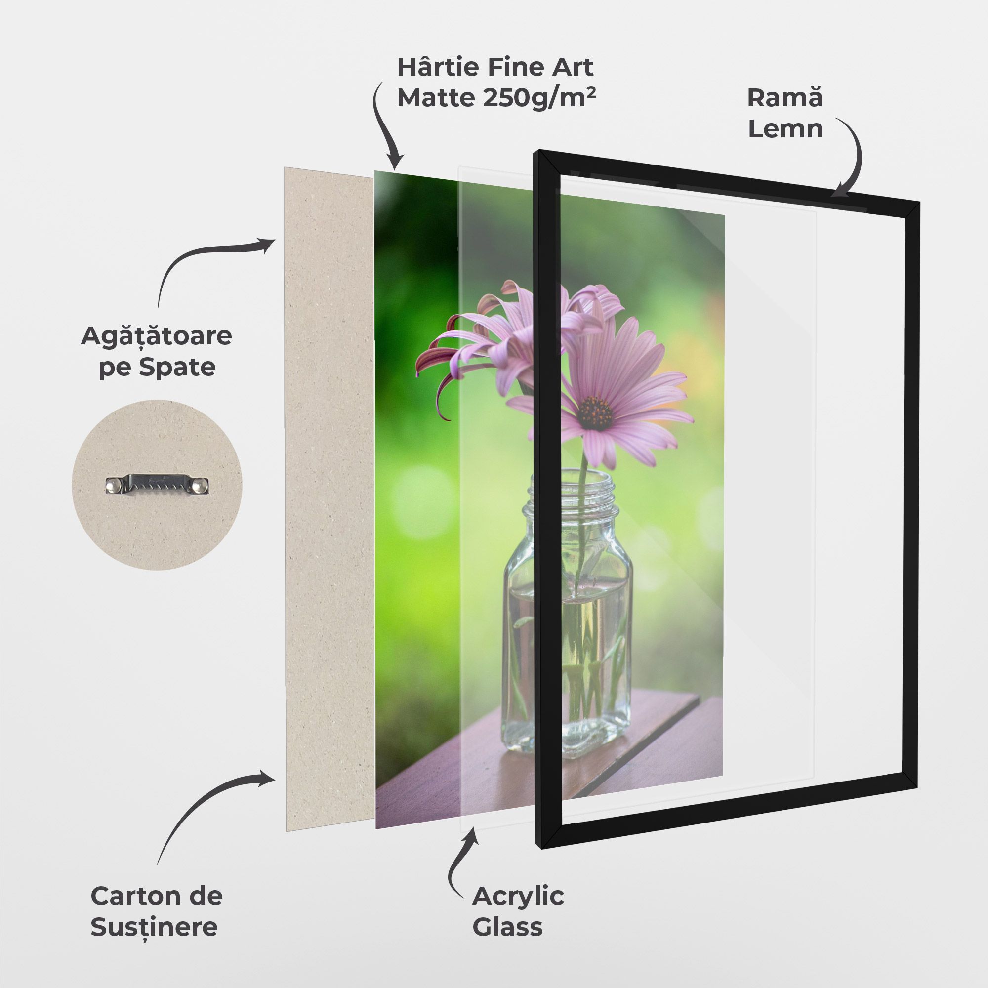 Pink Flower Vase mockup 1