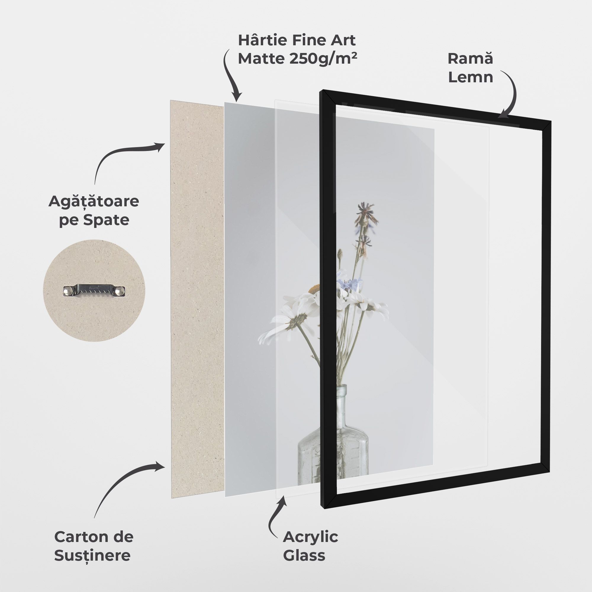 White Flower Vase mockup 1