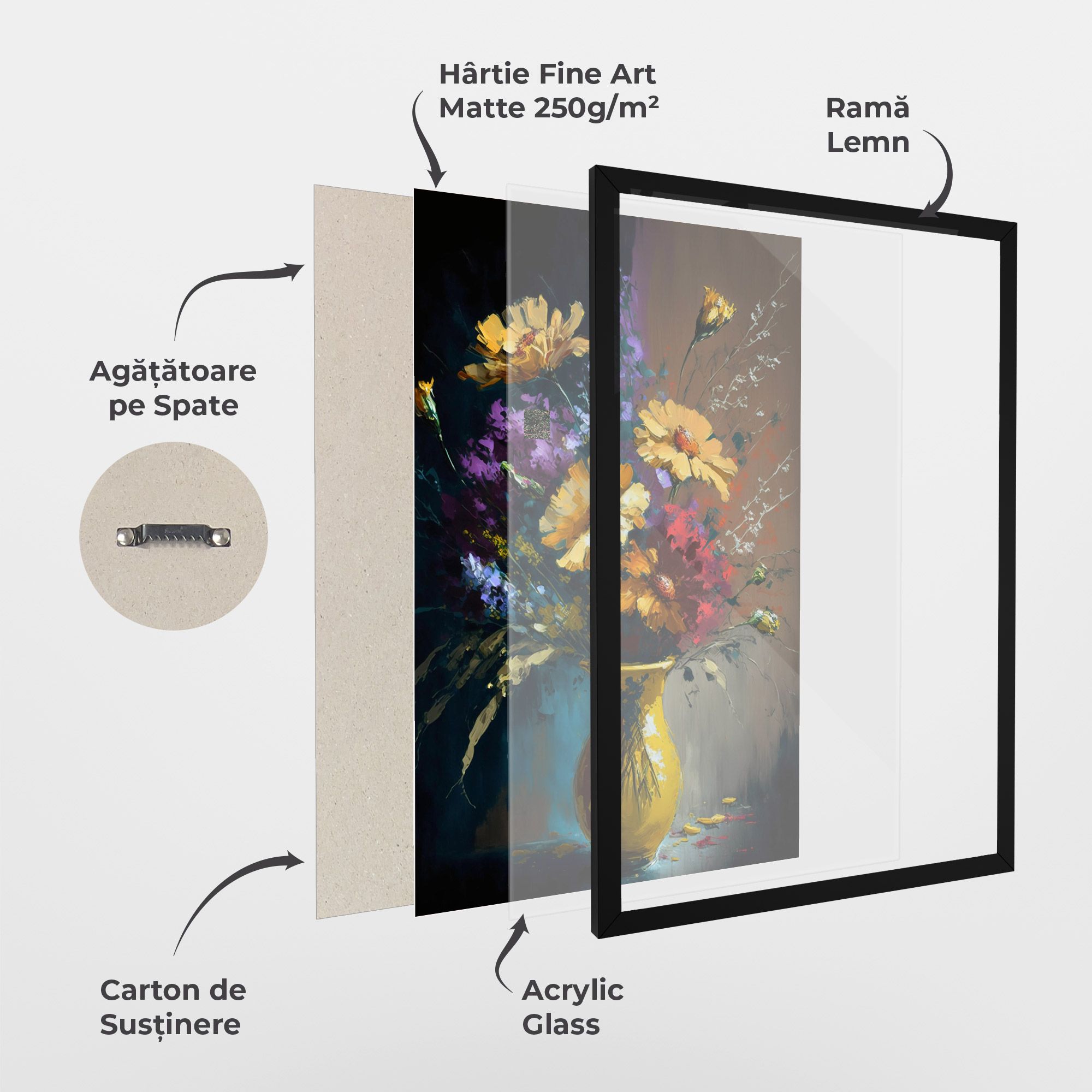 Yellow Art Vase mockup 1