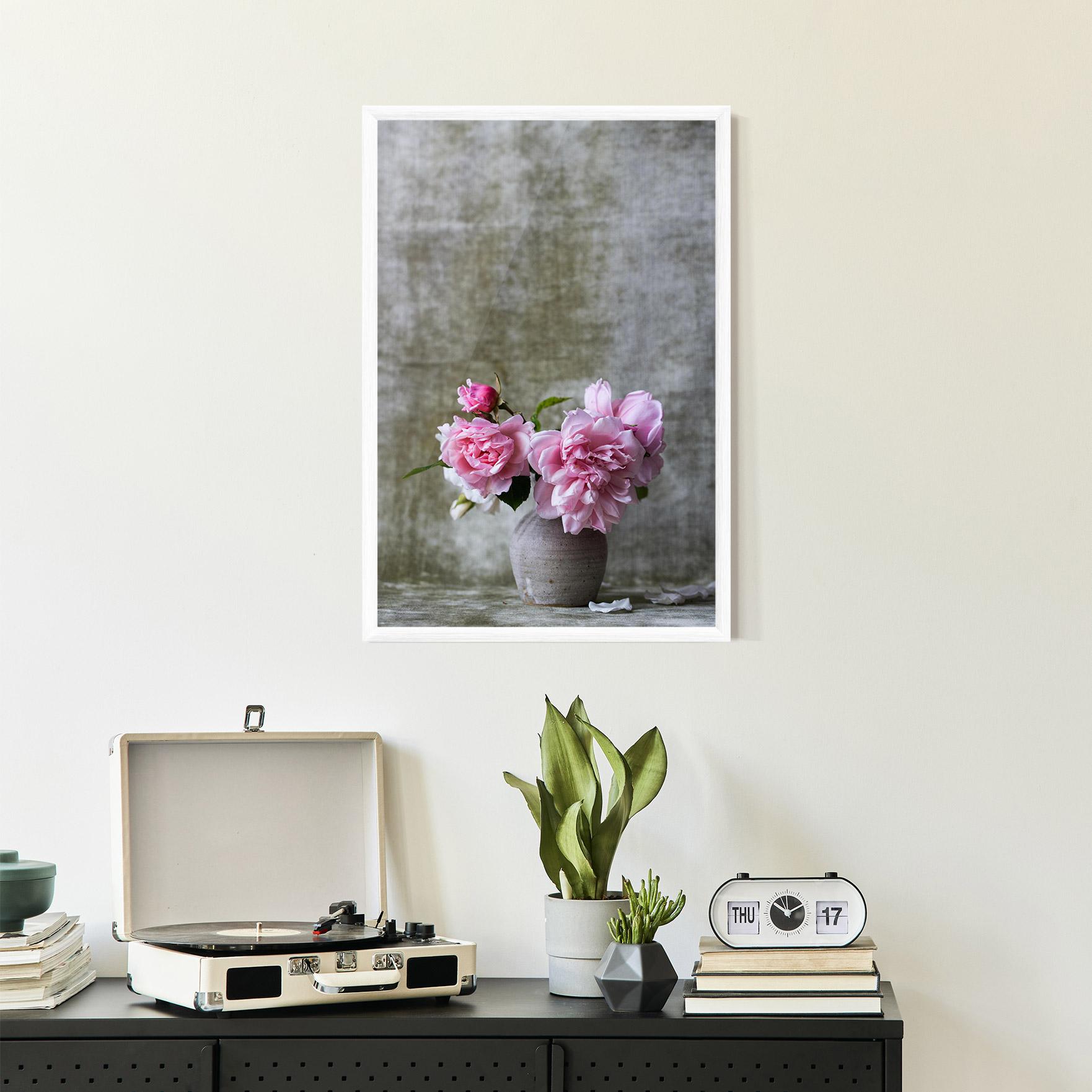 Poster Înrămat Rose Vase mockup 2
