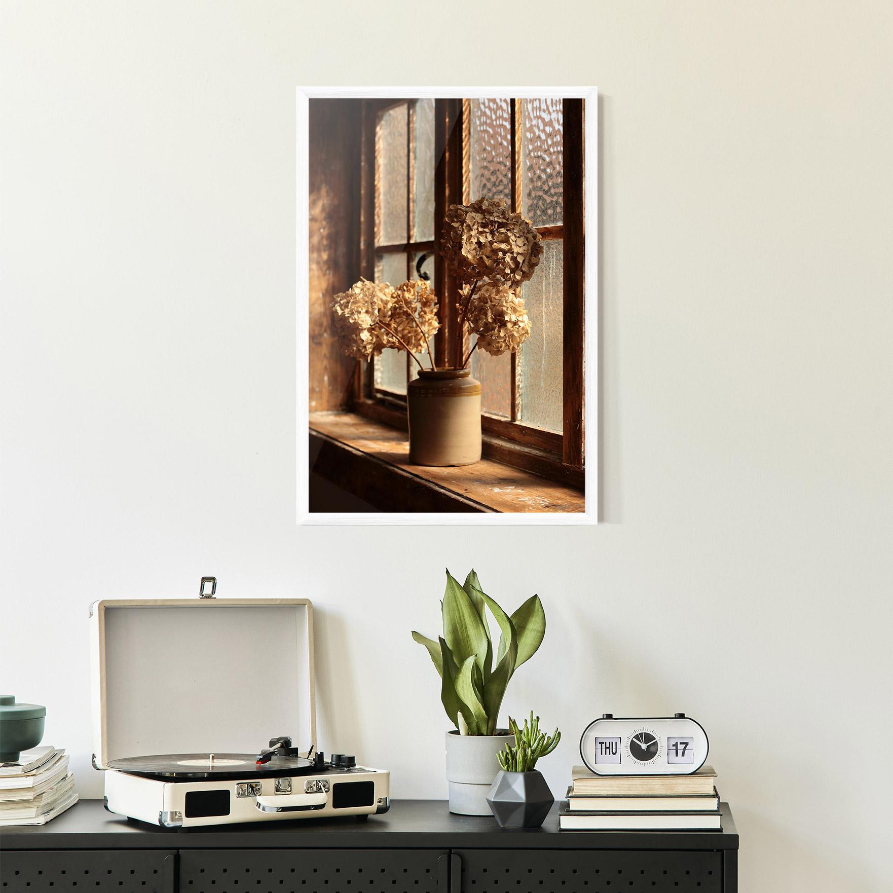 Poster Înrămat Vintage Vase Flowers mockup 2
