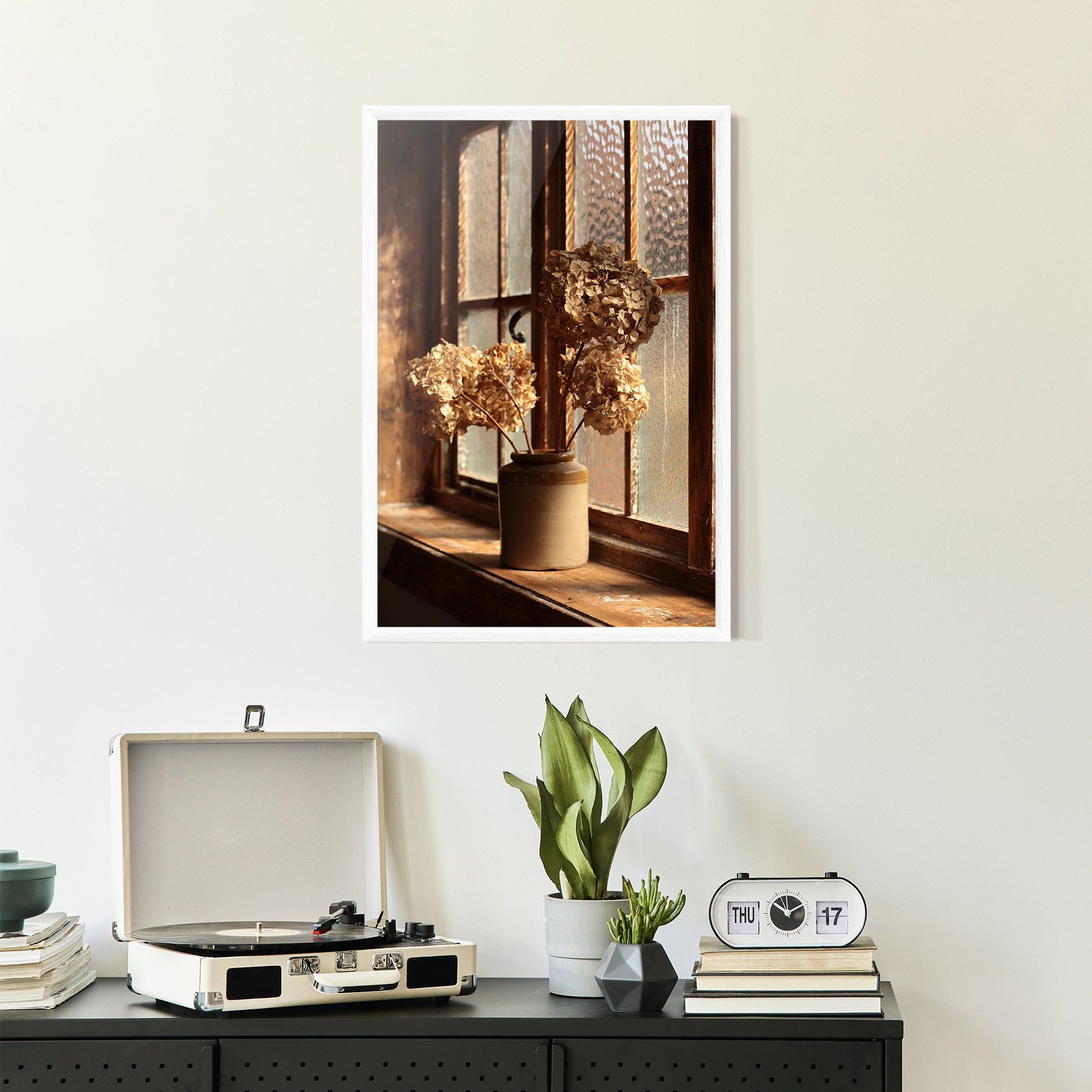 Vintage Vase Flowers mockup 2