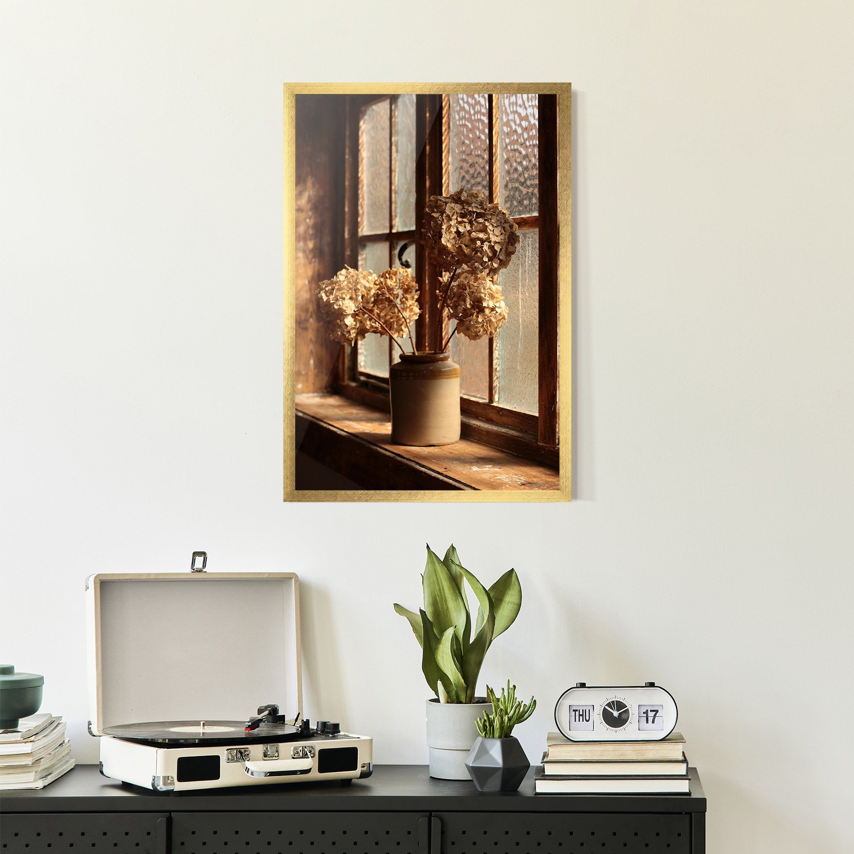 Vintage Vase Flowers mockup 2