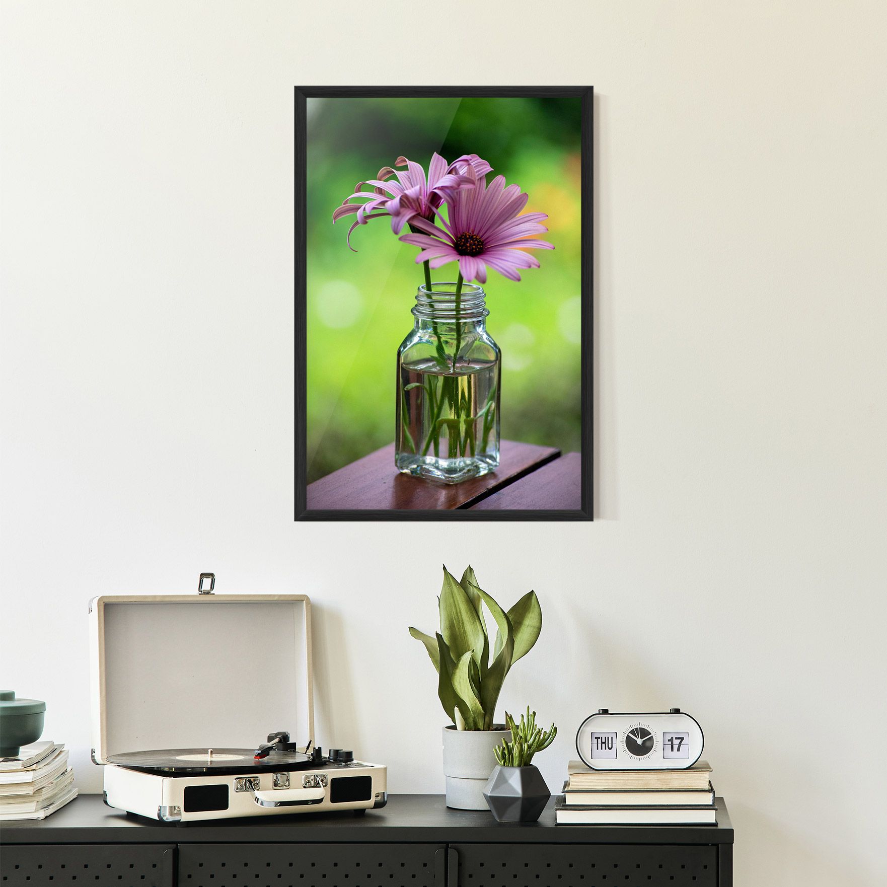 Pink Flower Vase mockup 2