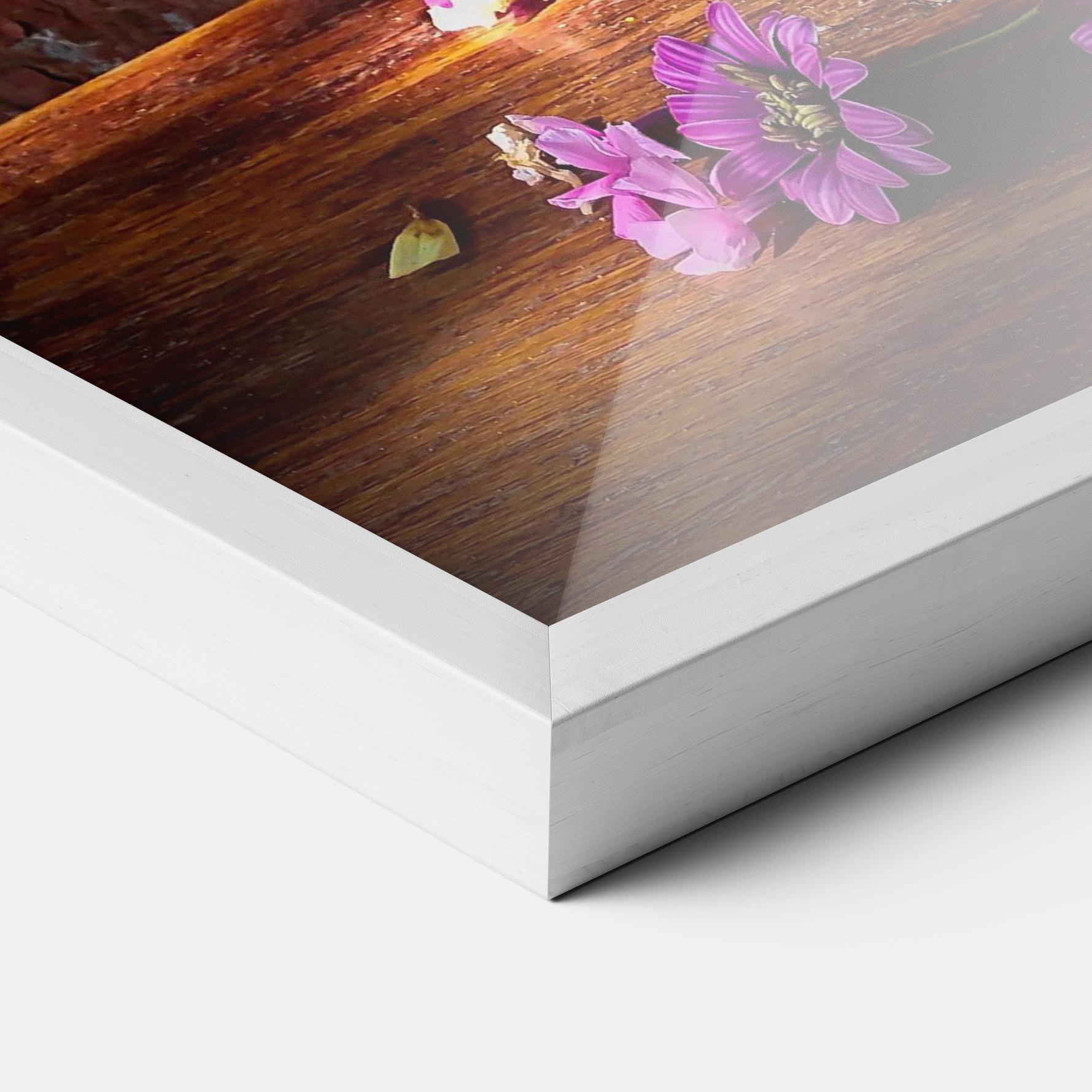 Poster Înrămat Purple Flowers Vasw mockup 3