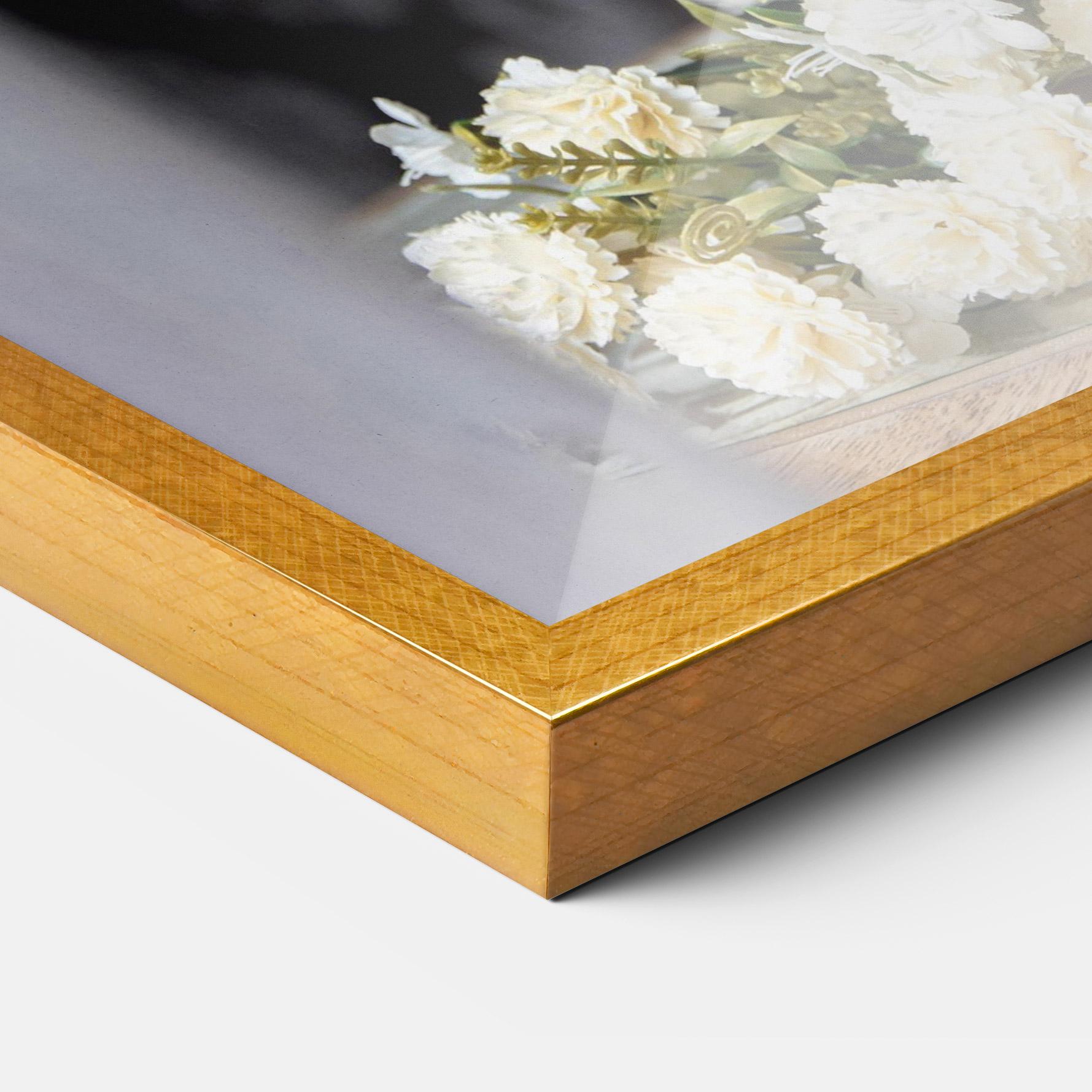 Poster Înrămat Blue Patern Vase mockup 3