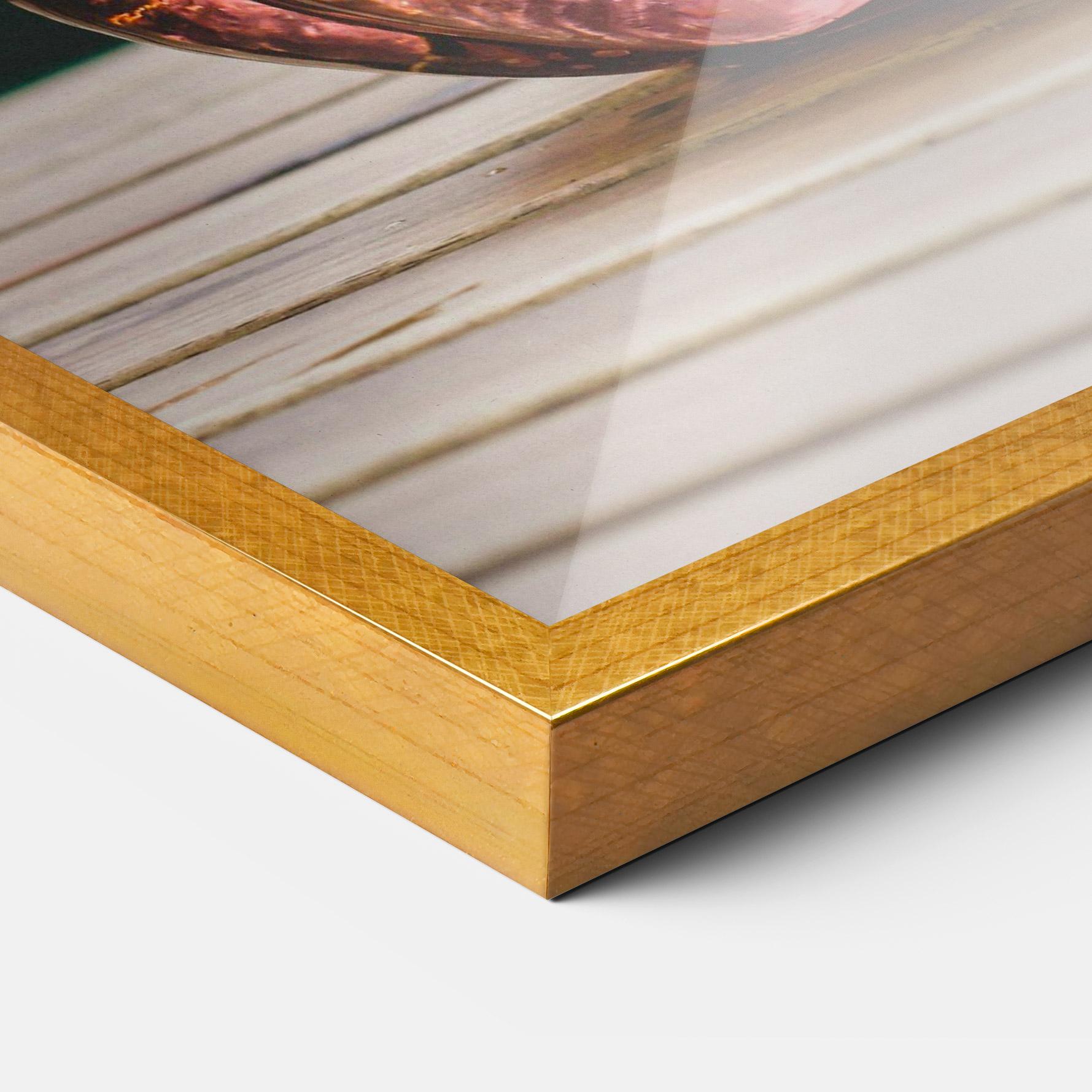 Poster Înrămat Pink Vase Flower mockup 3