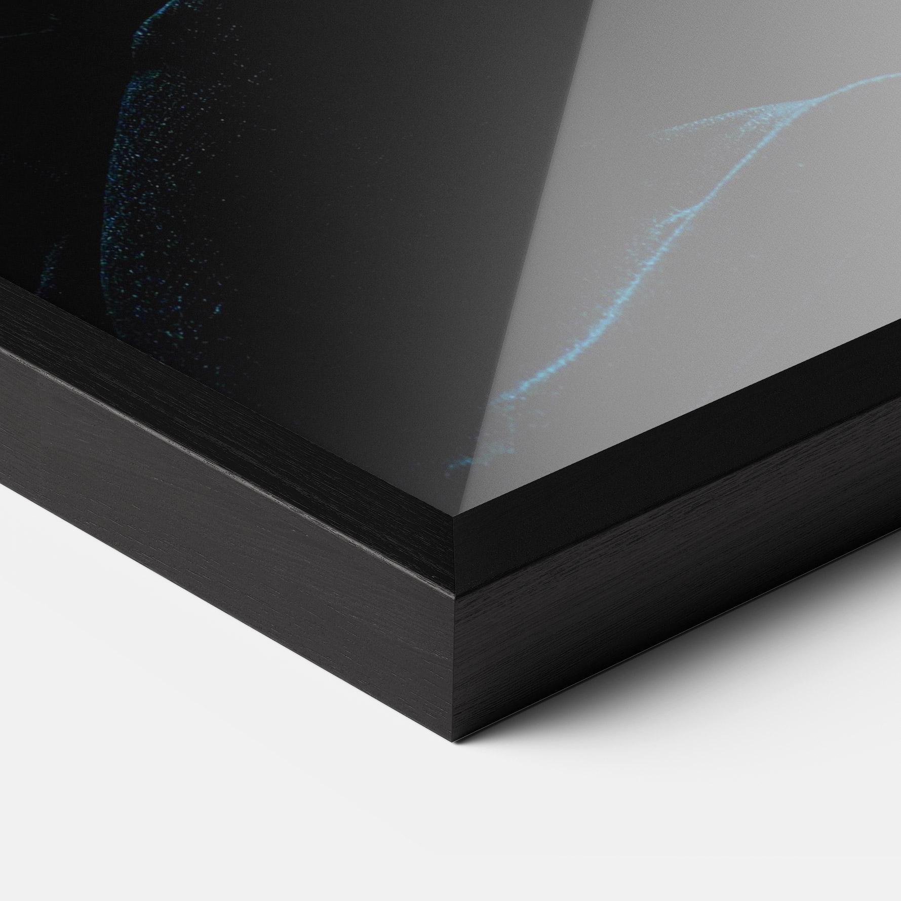 Poster Înrămat Brown Vase Flowers mockup 3