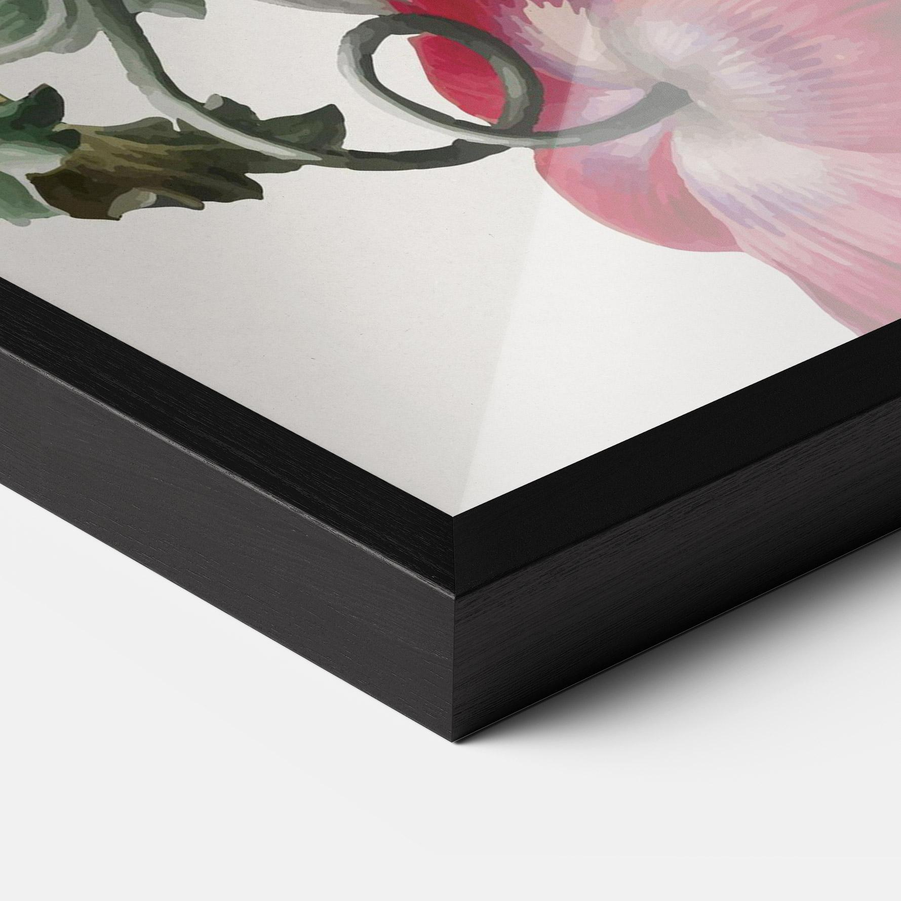 Poster Înrămat Butterfly Vase mockup 3