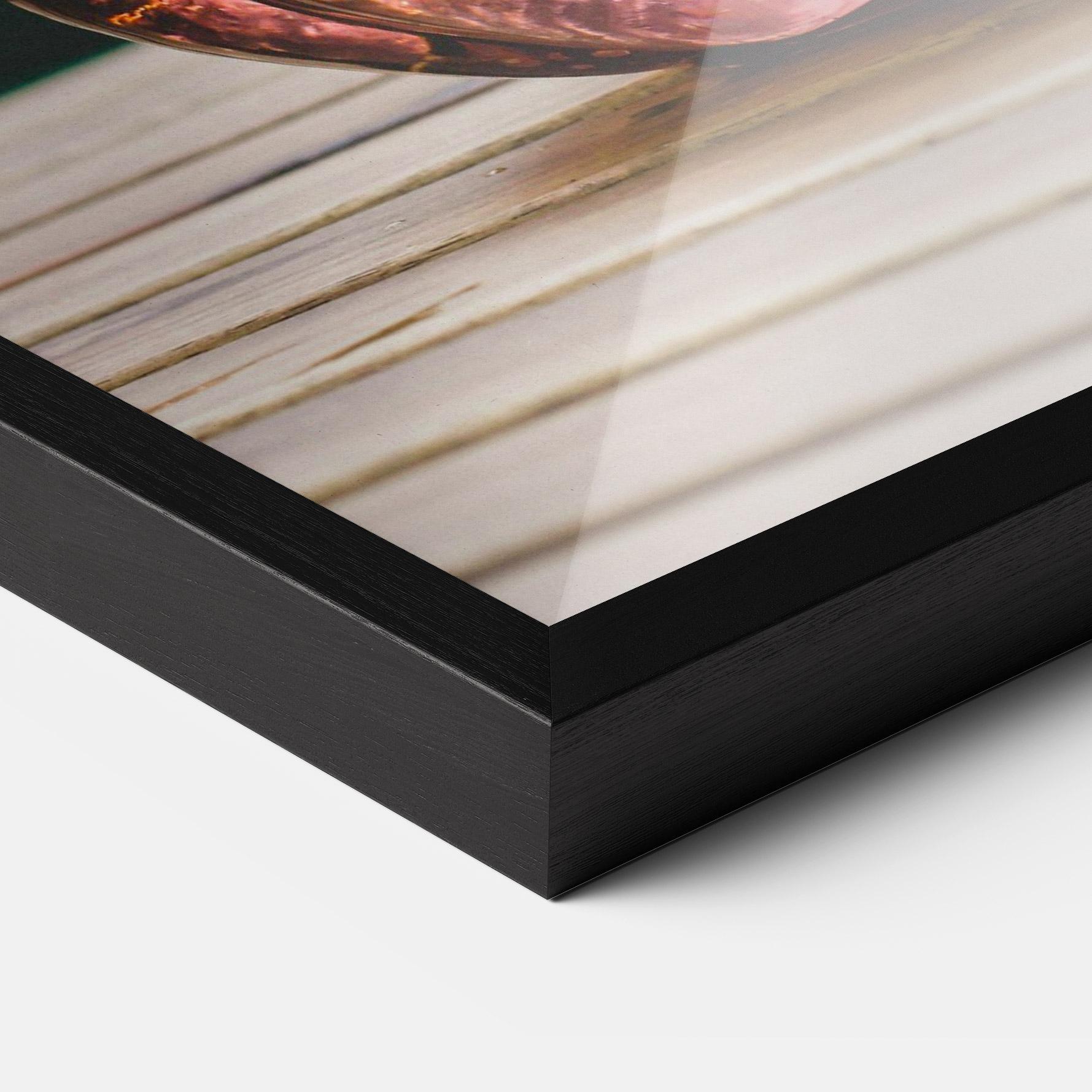 Poster Înrămat Pink Vase Flower mockup 3