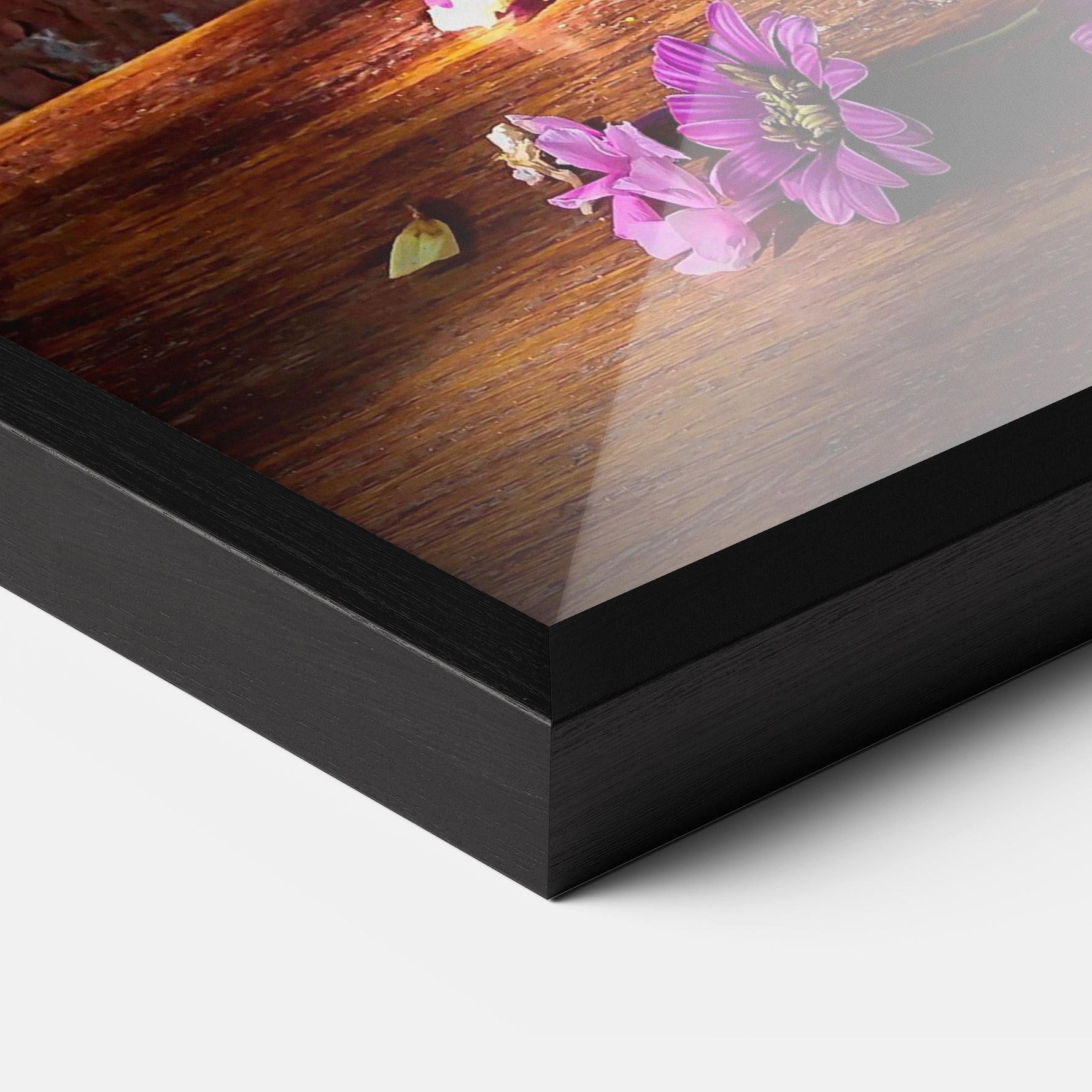 Poster Înrămat Purple Flowers Vasw mockup 3