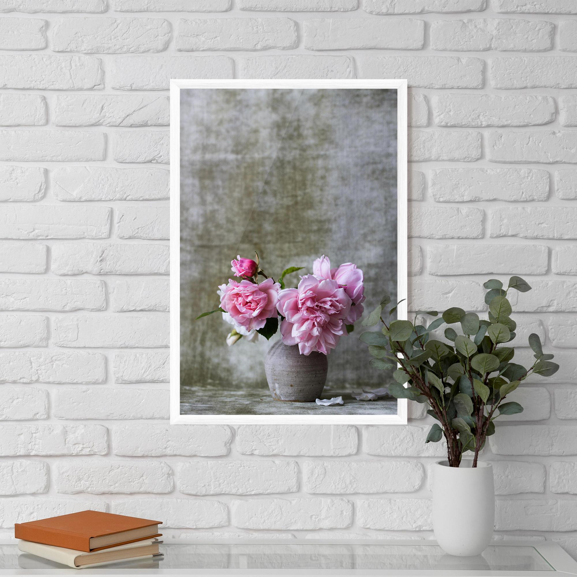 Poster Înrămat Rose Vase mockup 5