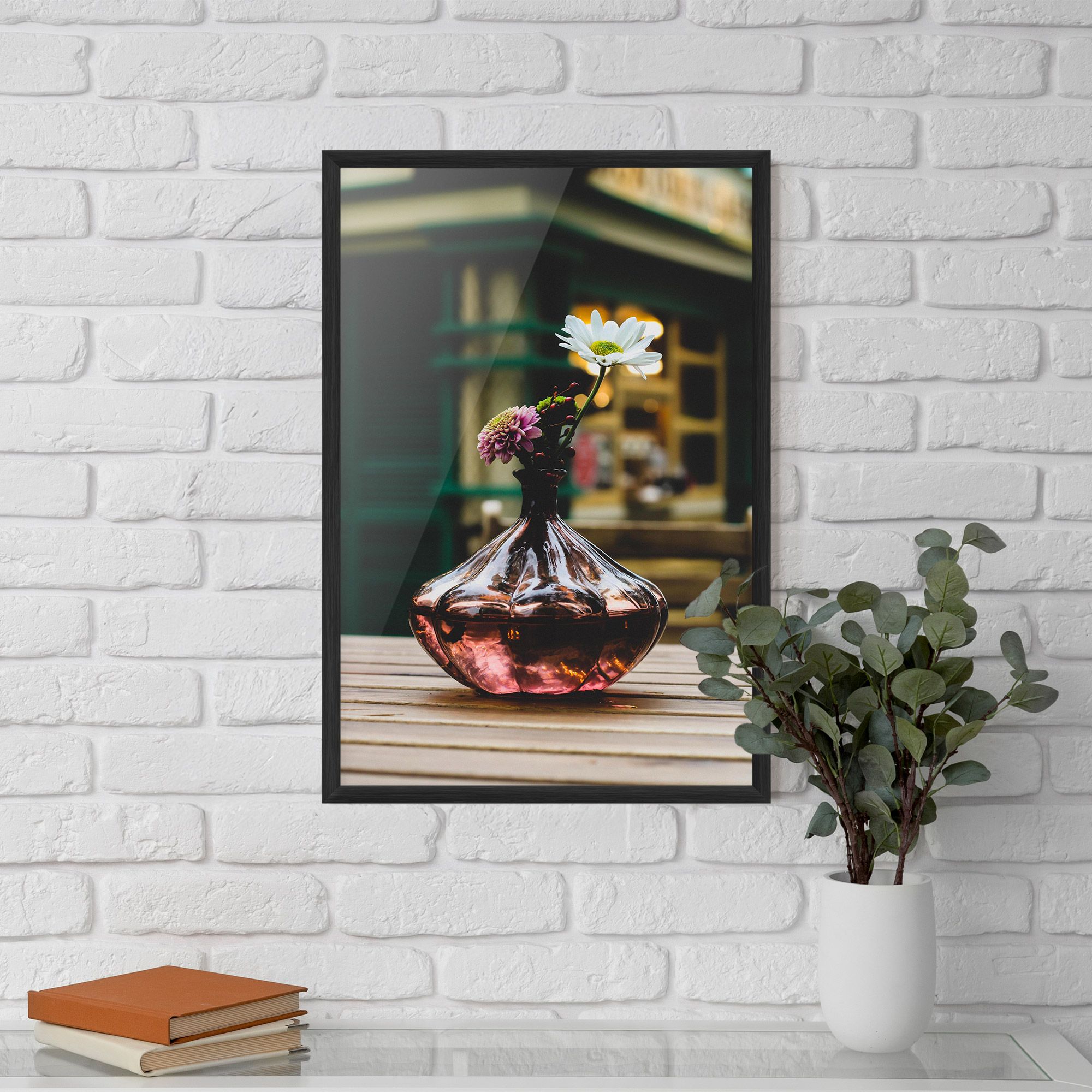 Pink Vase Flower mockup 5