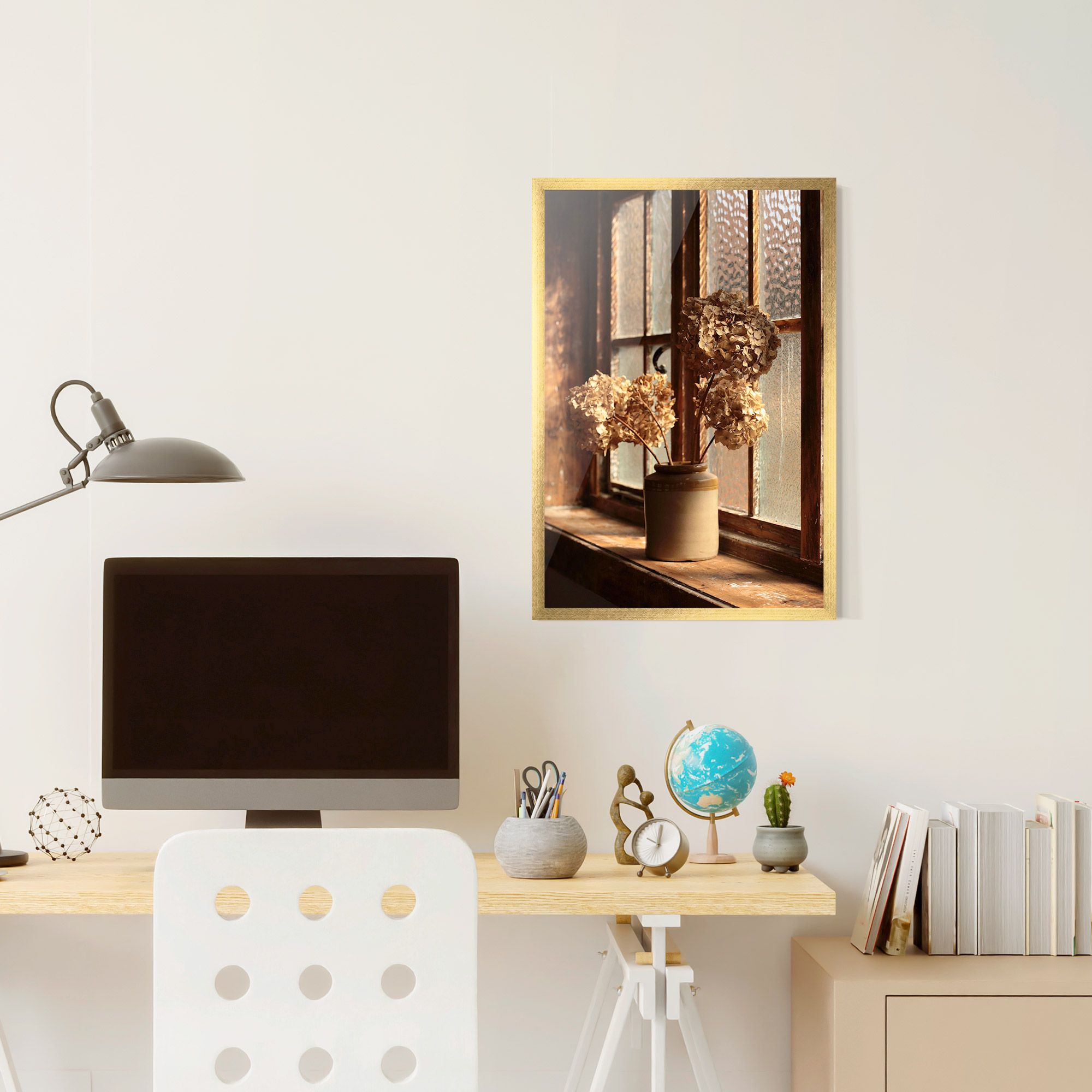 Vintage Vase Flowers mockup 6