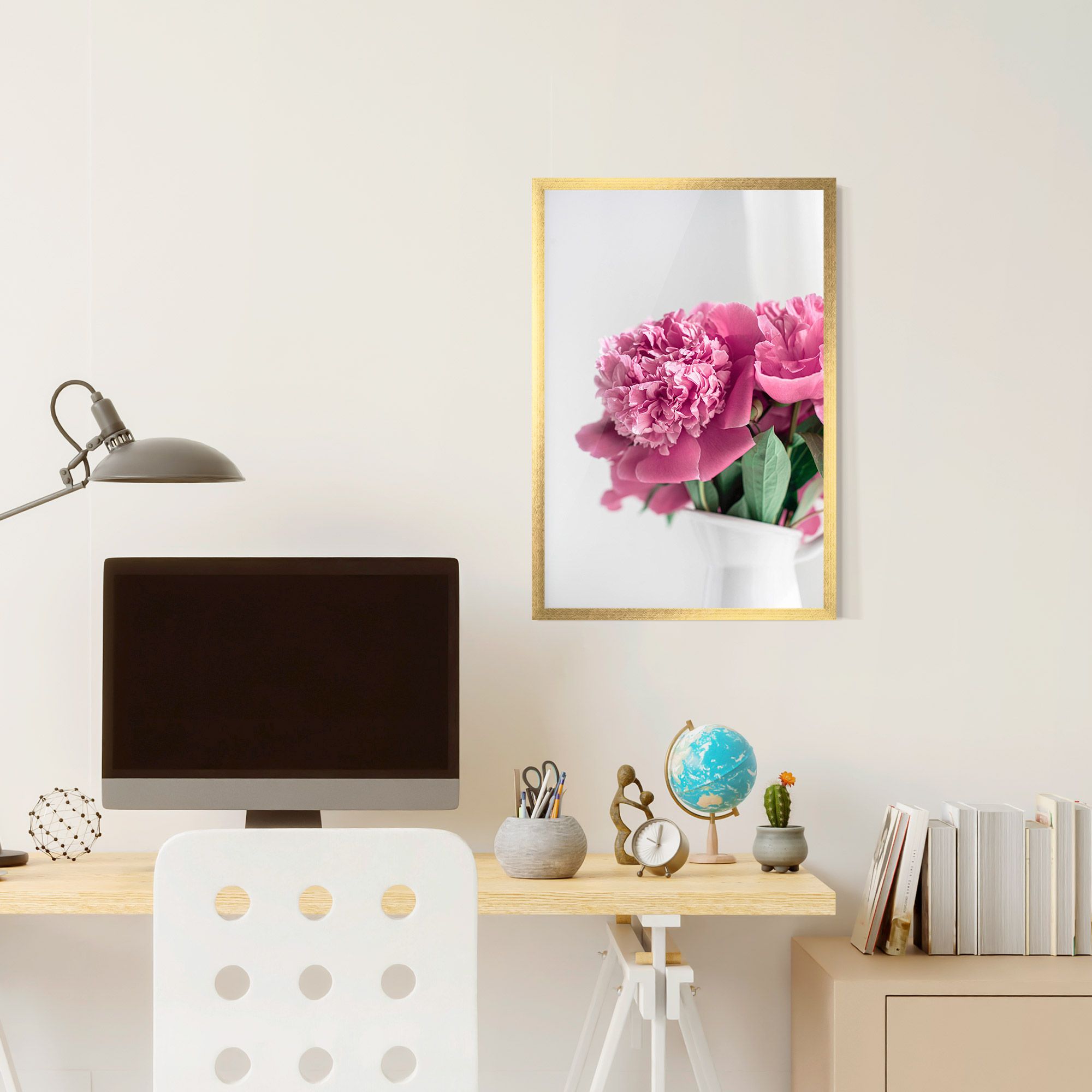 White Vase Pink mockup 6