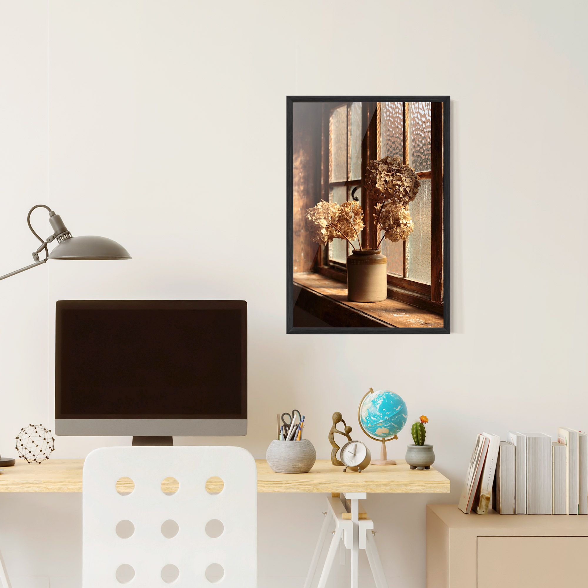 Vintage Vase Flowers mockup 6