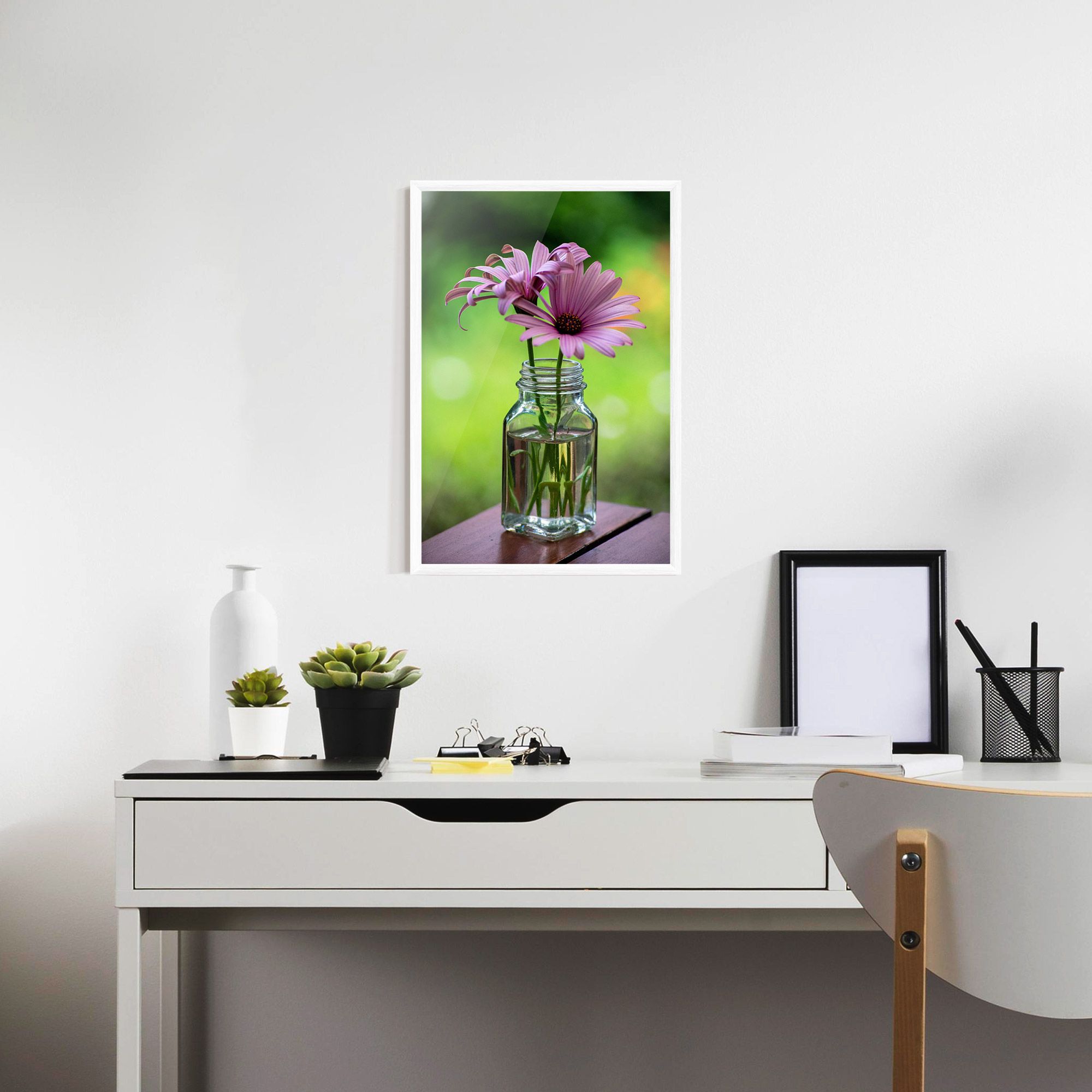 Pink Flower Vase mockup 7