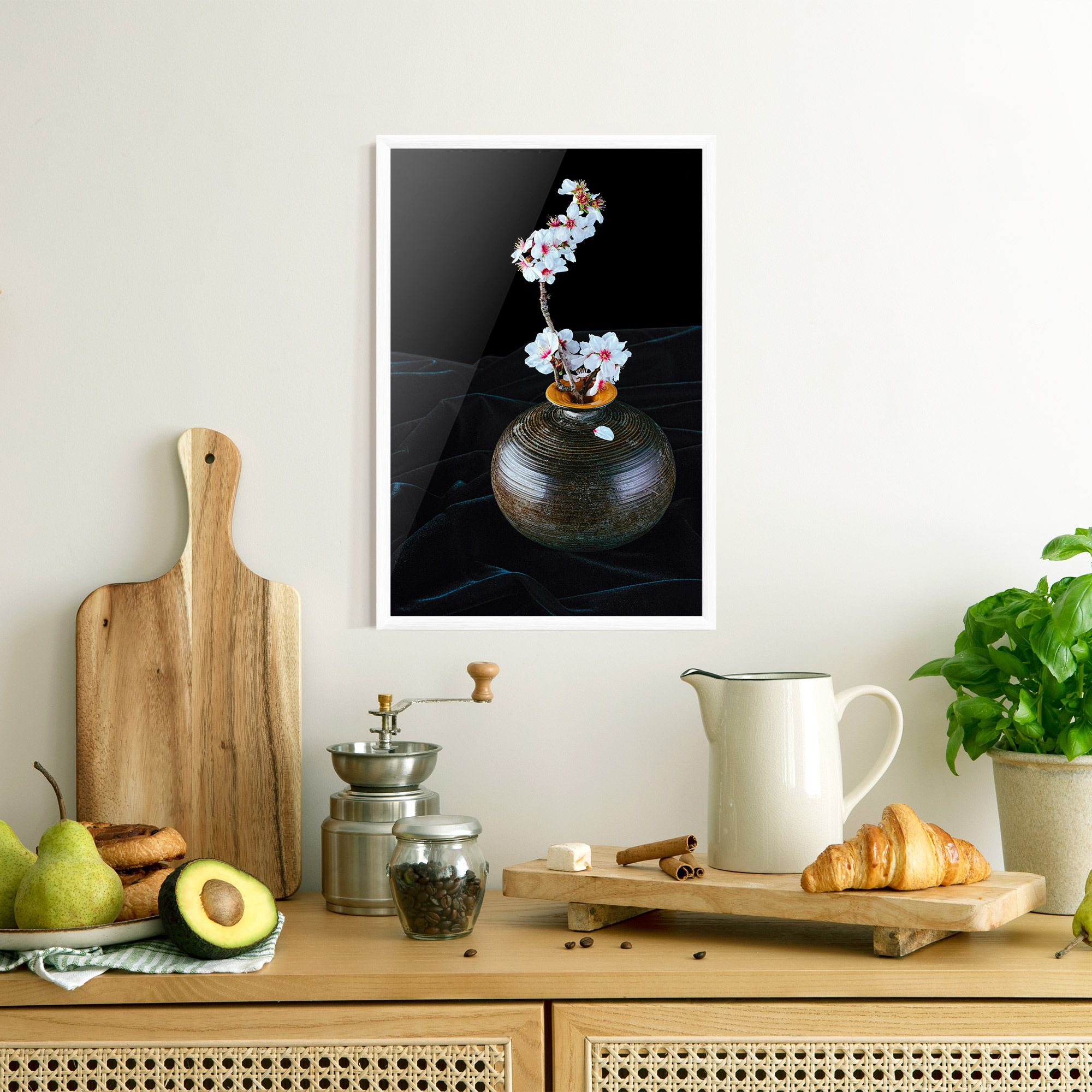 Brown Vase Flowers mockup 8