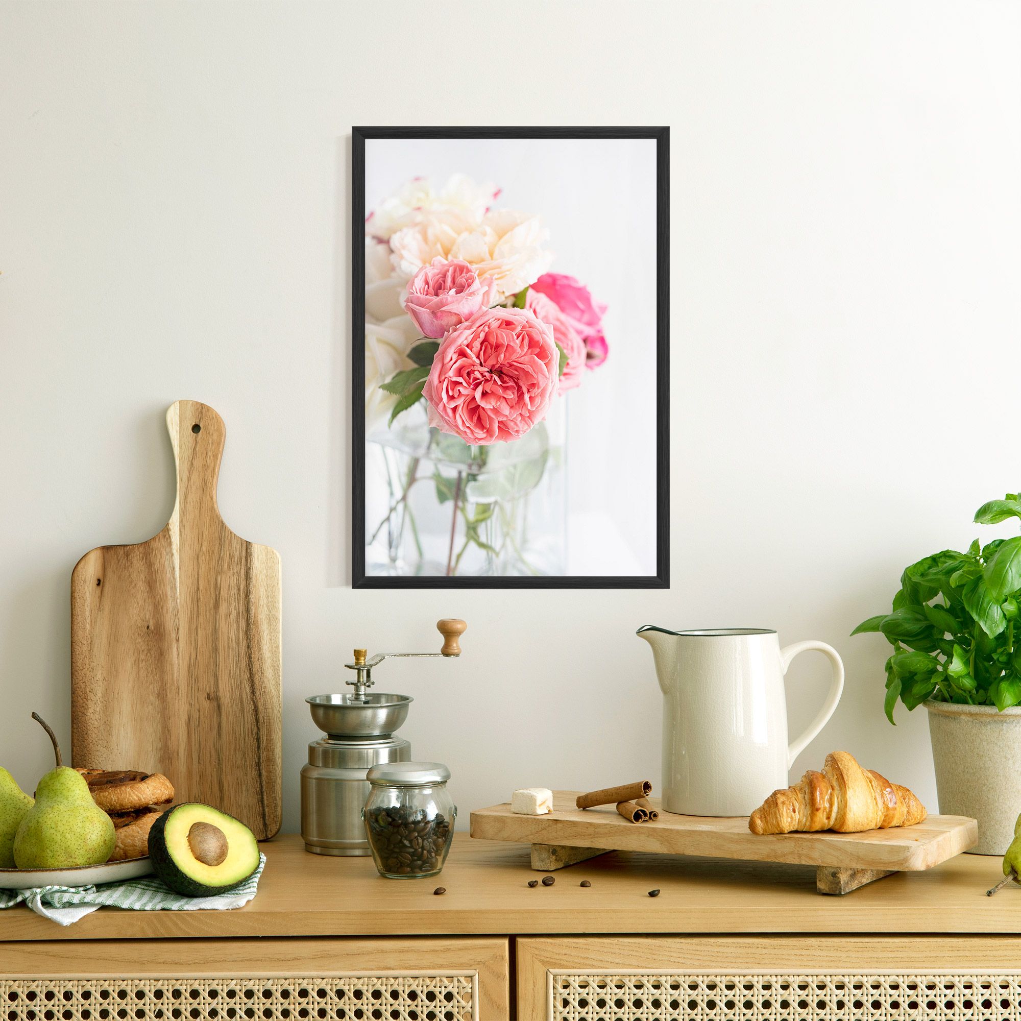 Pink Rose Vase mockup 8