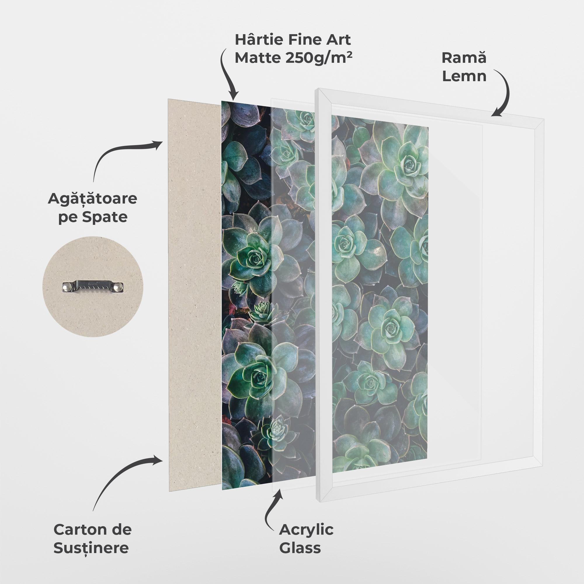 Poster Înrămat Green Lilac Tree mockup 1