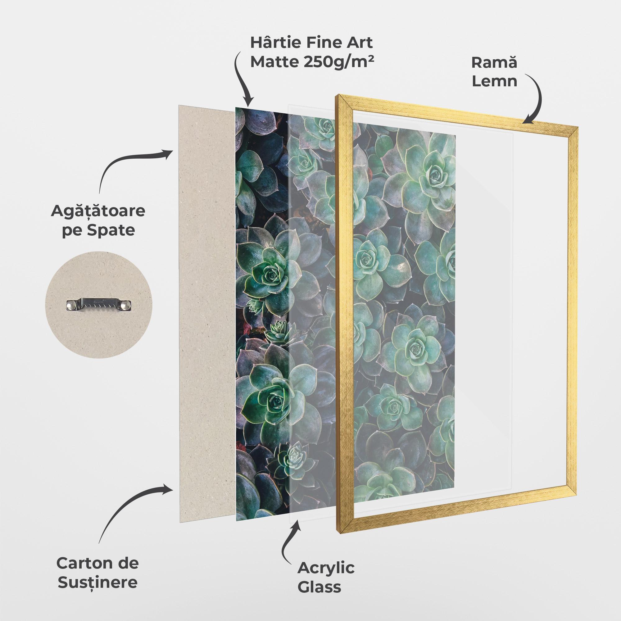 Poster Înrămat Green Lilac Tree mockup 1