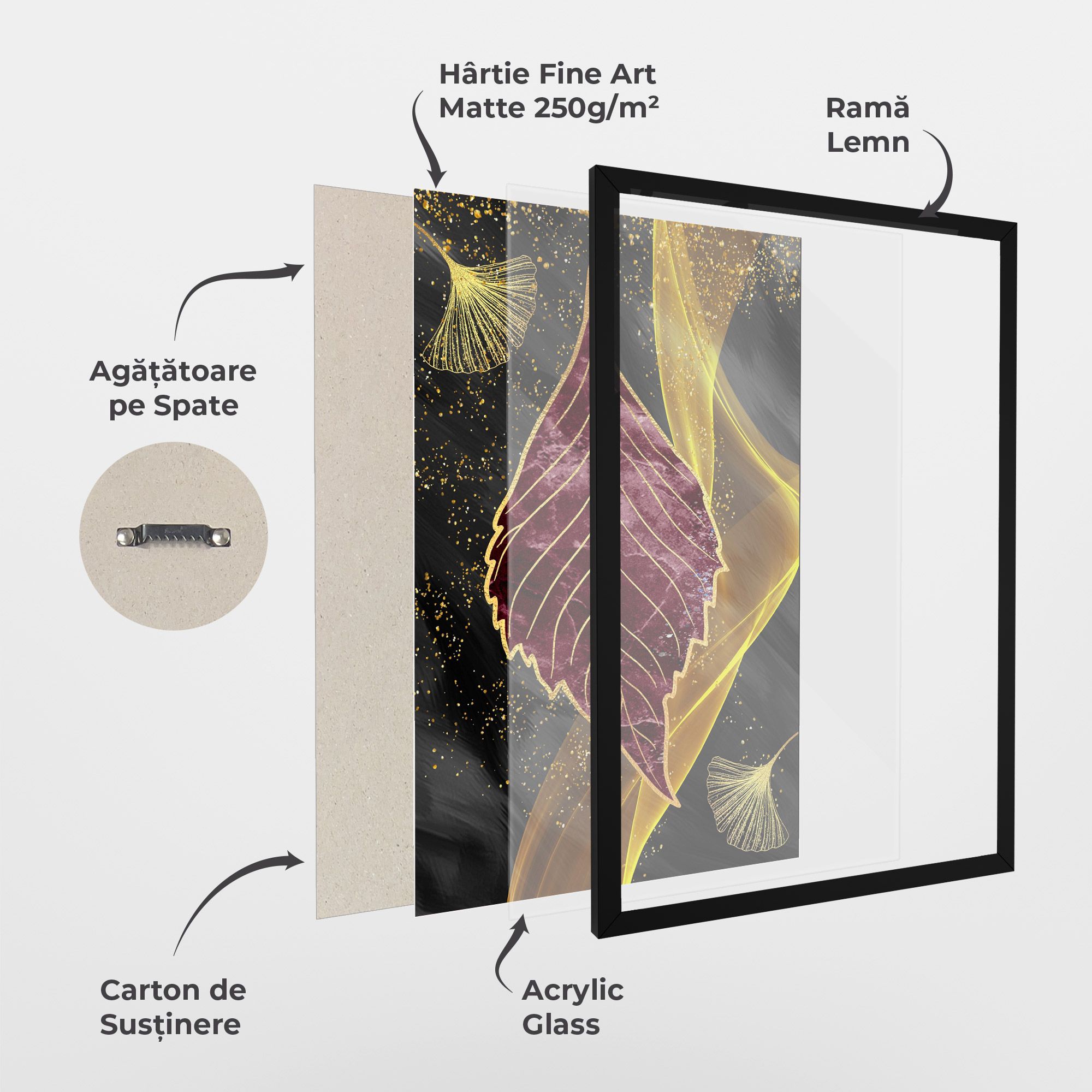 Golden Leaves Red mockup 1