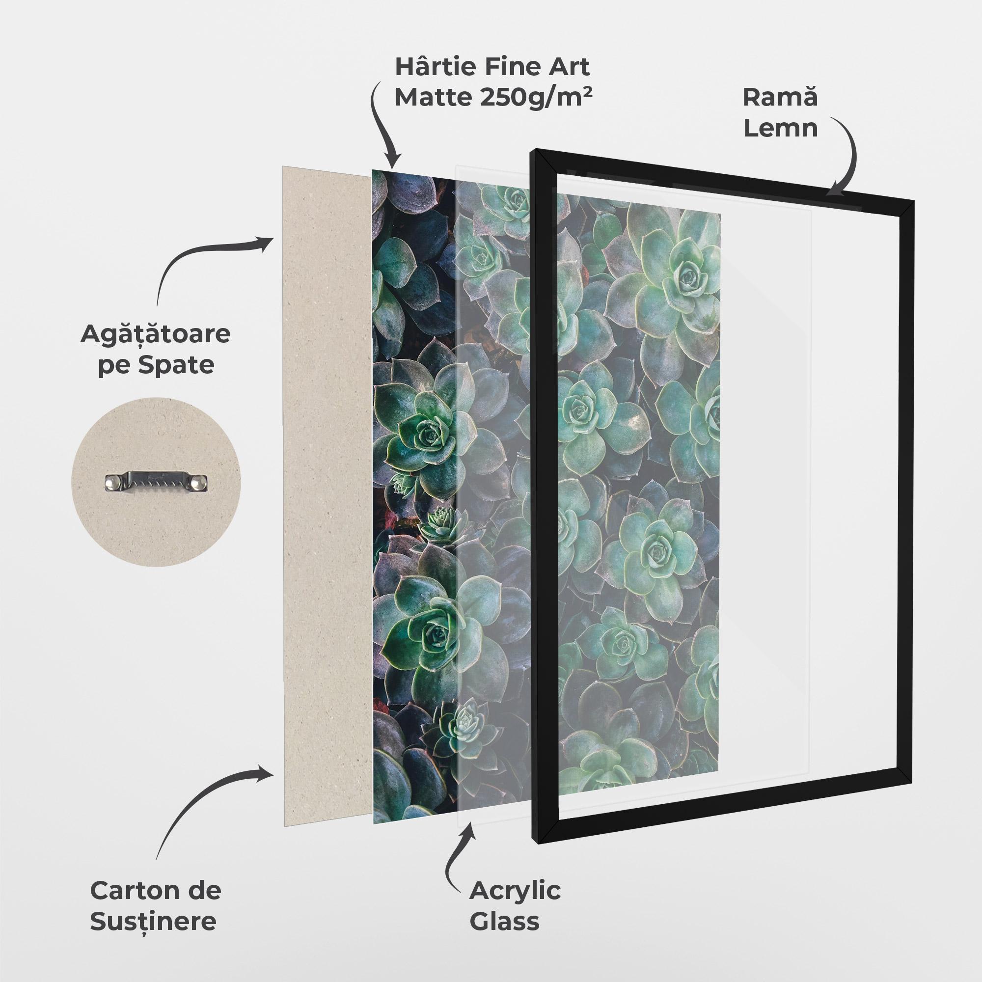 Poster Înrămat Green Lilac Tree mockup 1