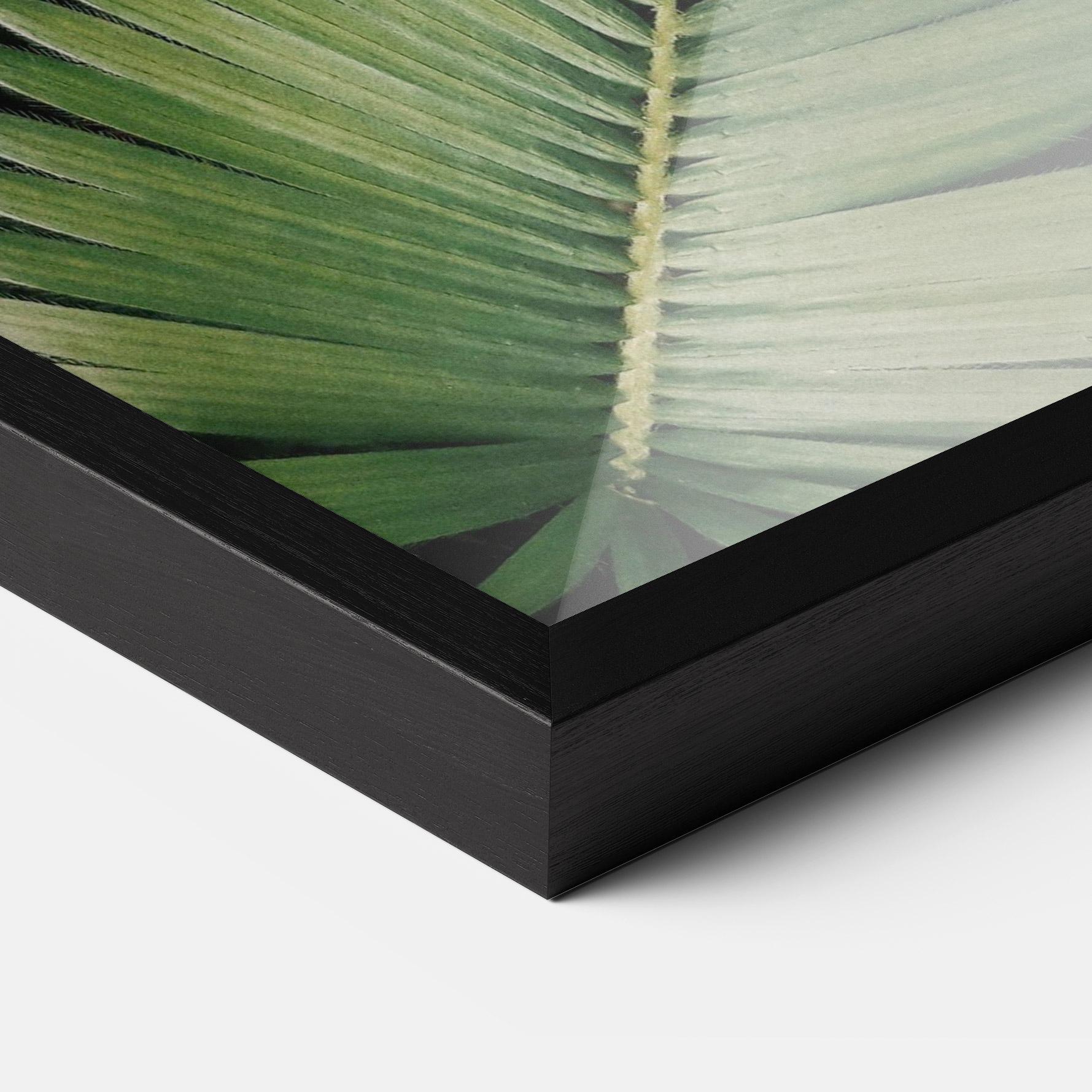 Poster Înrămat Green Leaves mockup 3