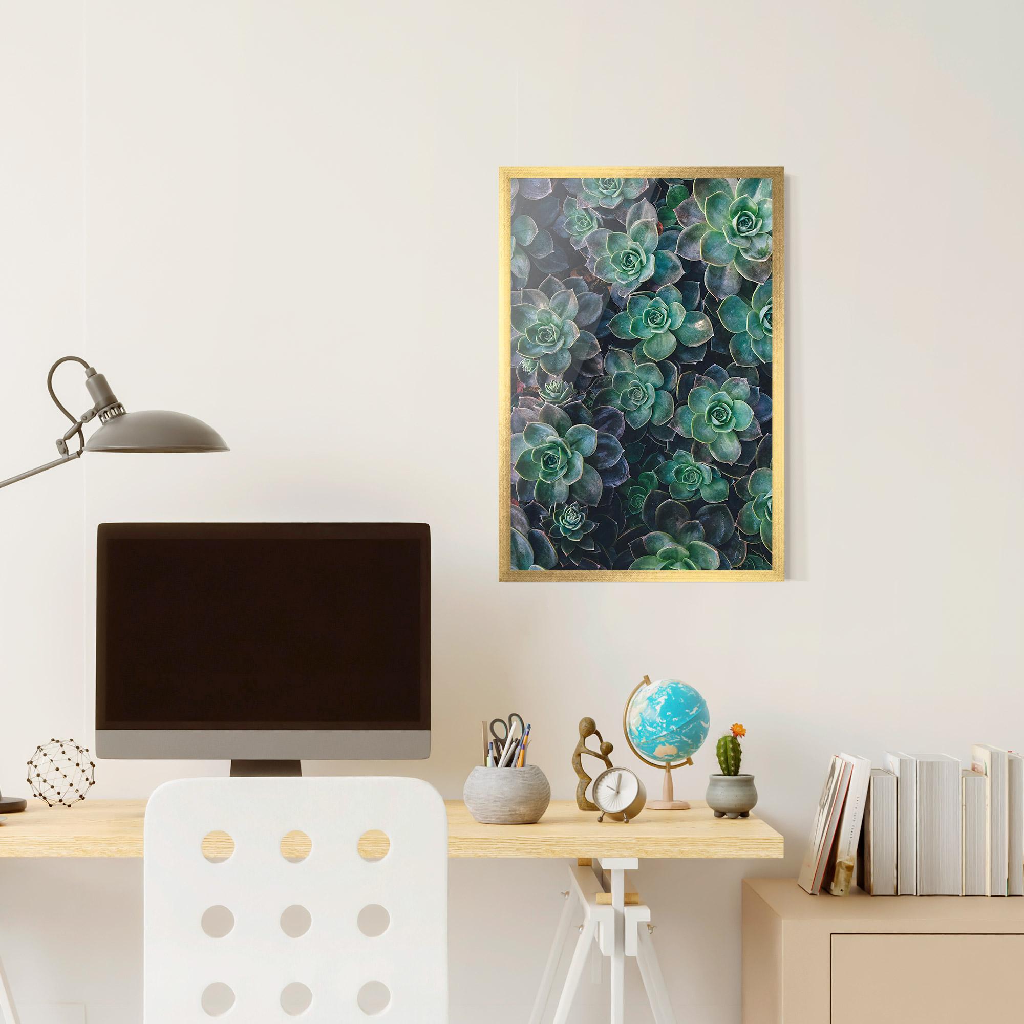 Poster Înrămat Green Lilac Tree mockup 6