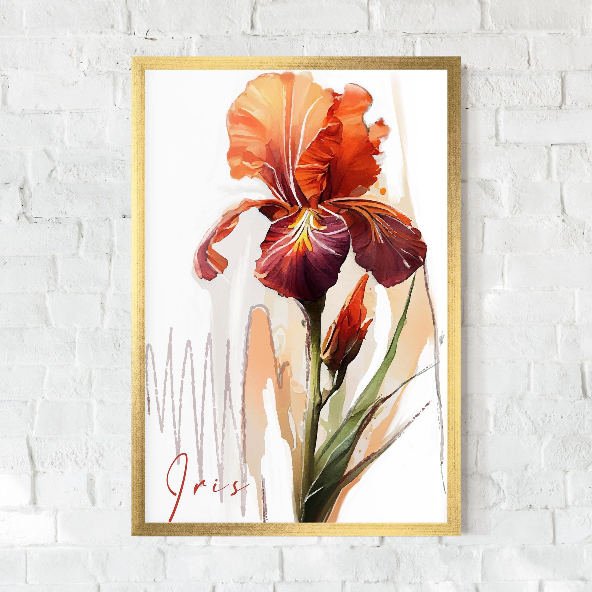 Orange Iris mockup 0