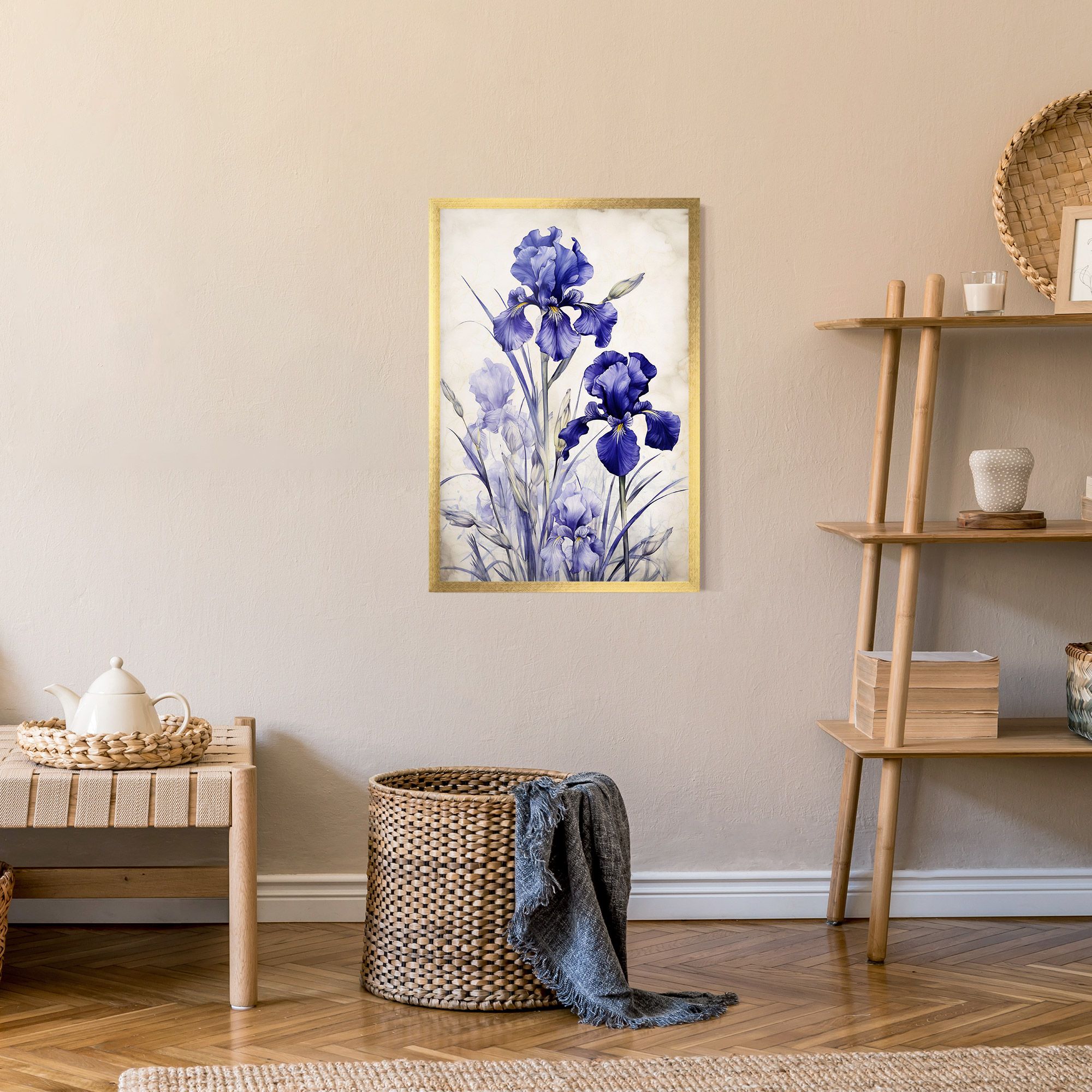 Irises Painting mockup 9