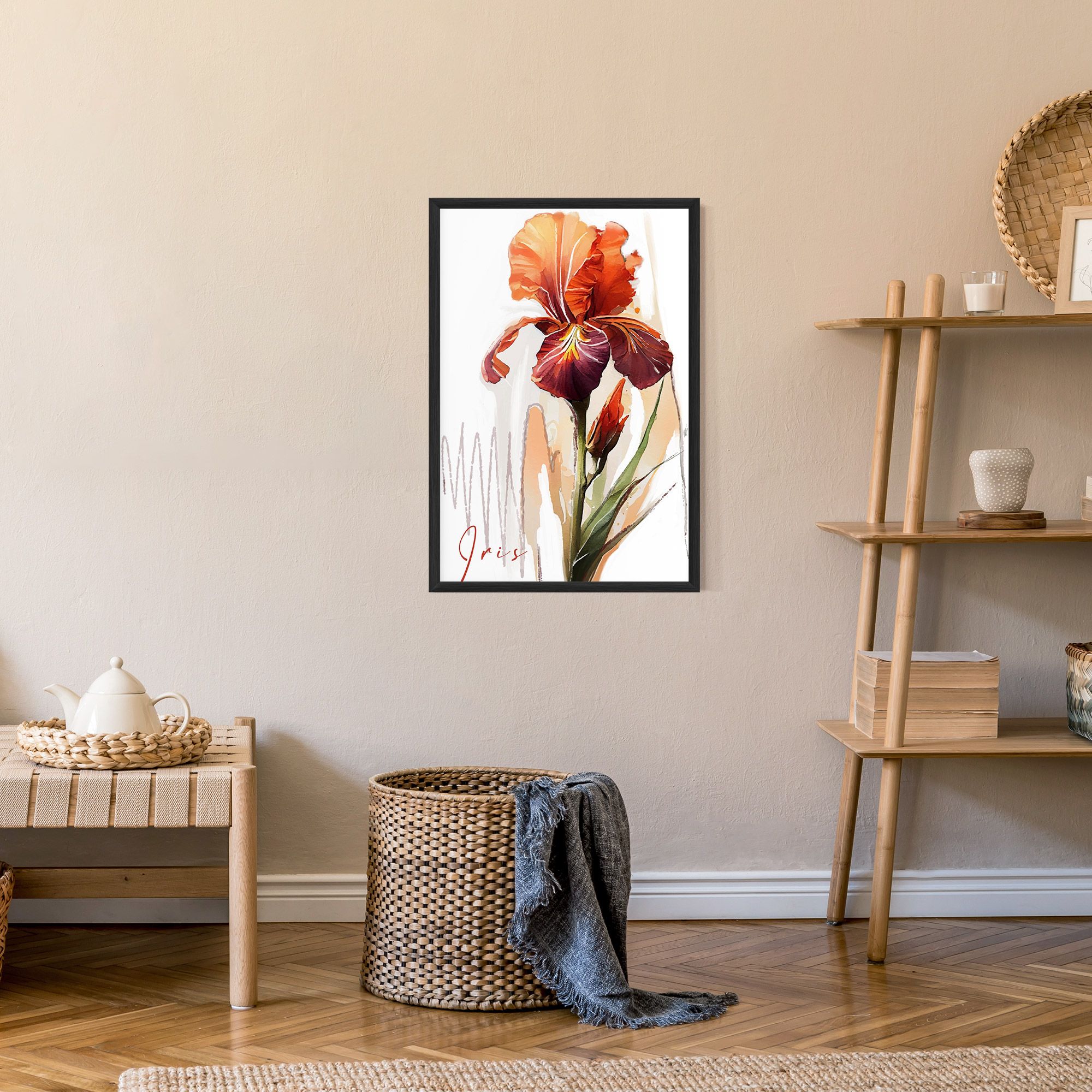 Orange Iris mockup 9