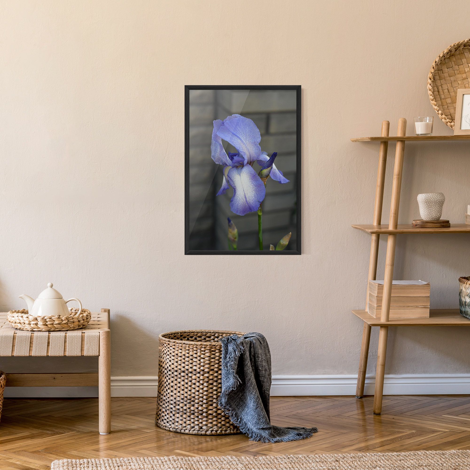 Purple Iris On Gray mockup 9