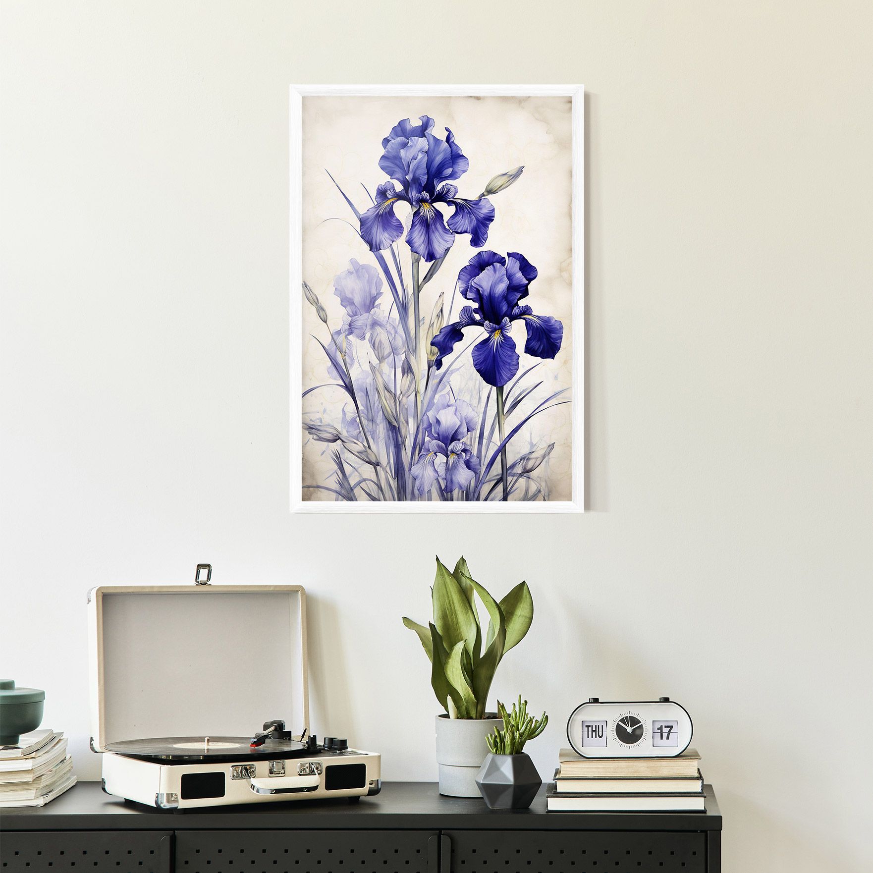 Irises Painting mockup 2