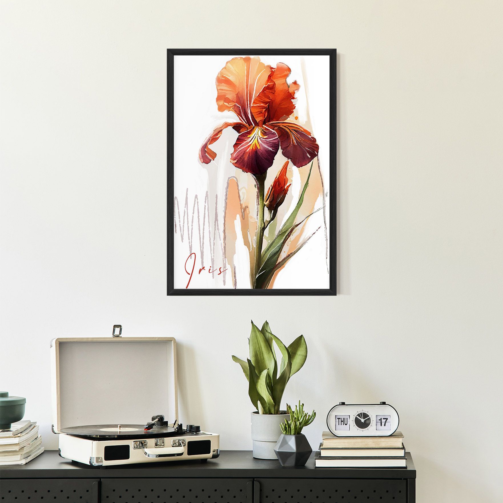 Orange Iris mockup 2