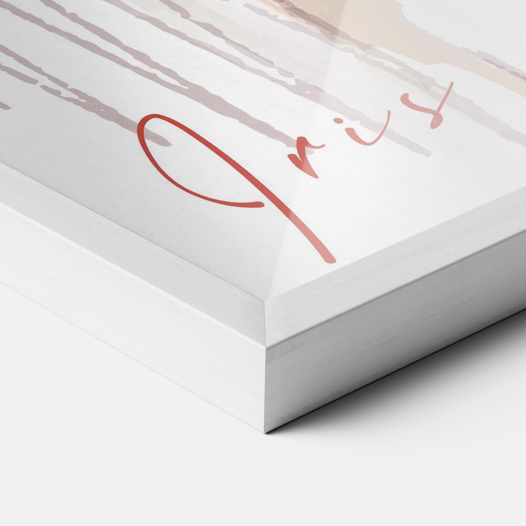 Poster Înrămat Orange Iris mockup 3