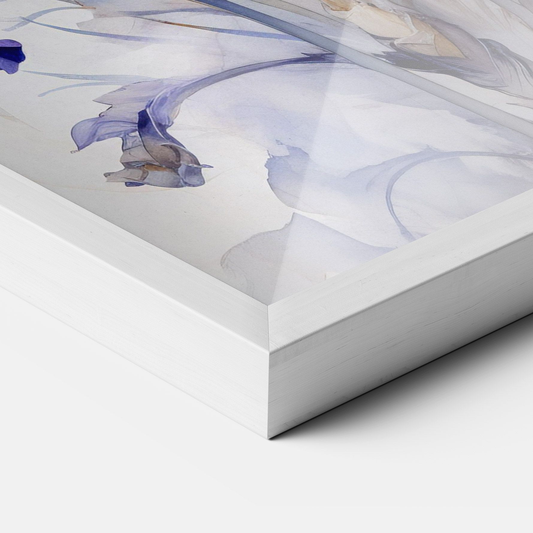 Purple Iris Painting mockup 3