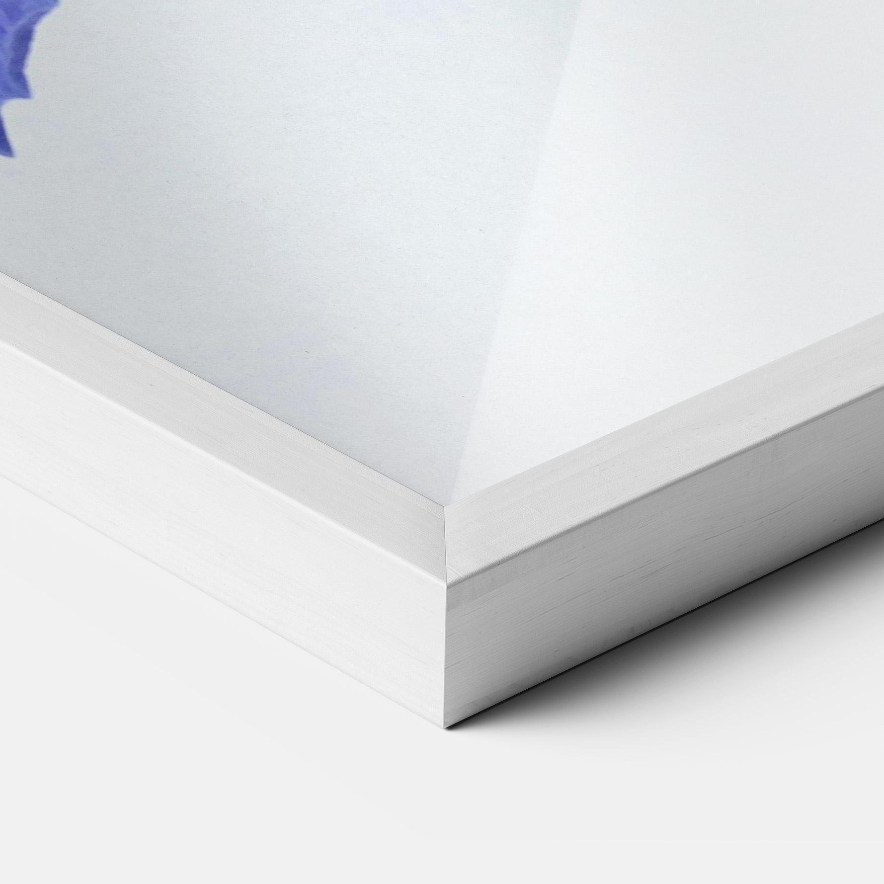 Poster Înrămat Yellow Color Iris mockup 3