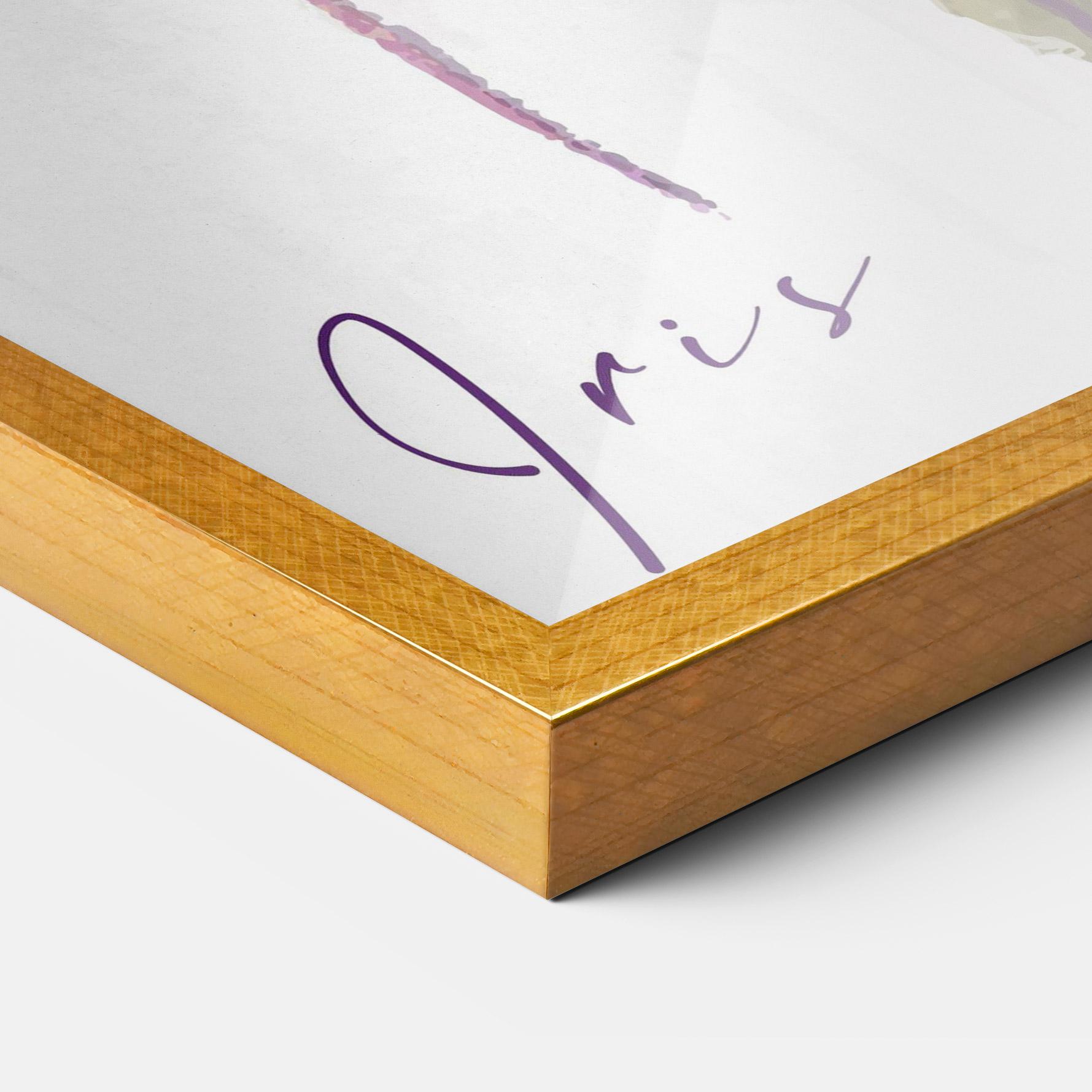 Poster Înrămat Iris Drop mockup 3