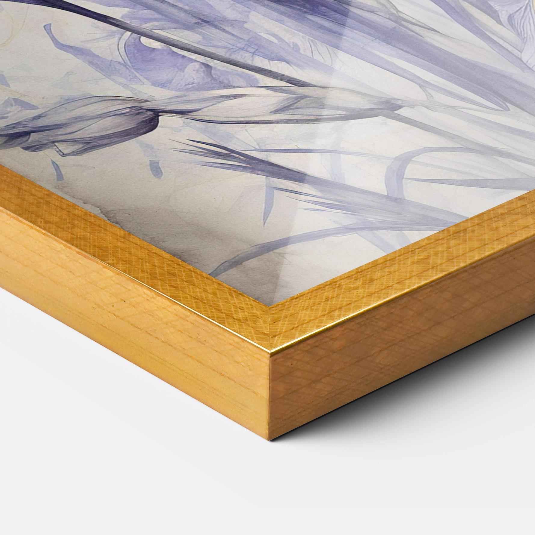 Poster Înrămat Irises Painting mockup 3