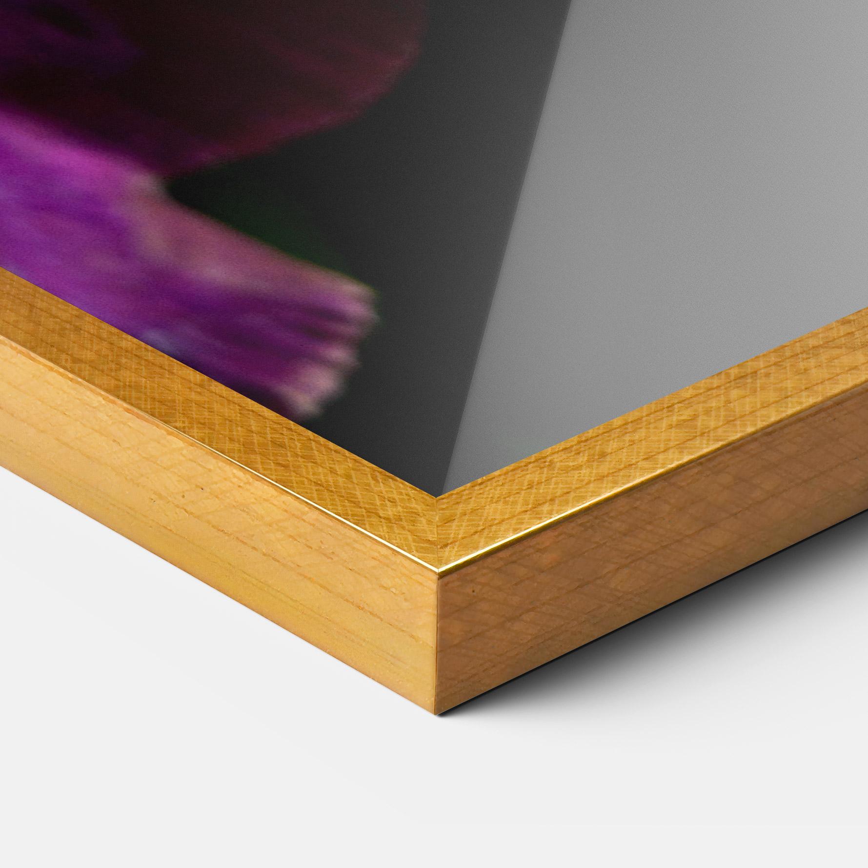 Poster Înrămat Pastel Yellow Iris mockup 3