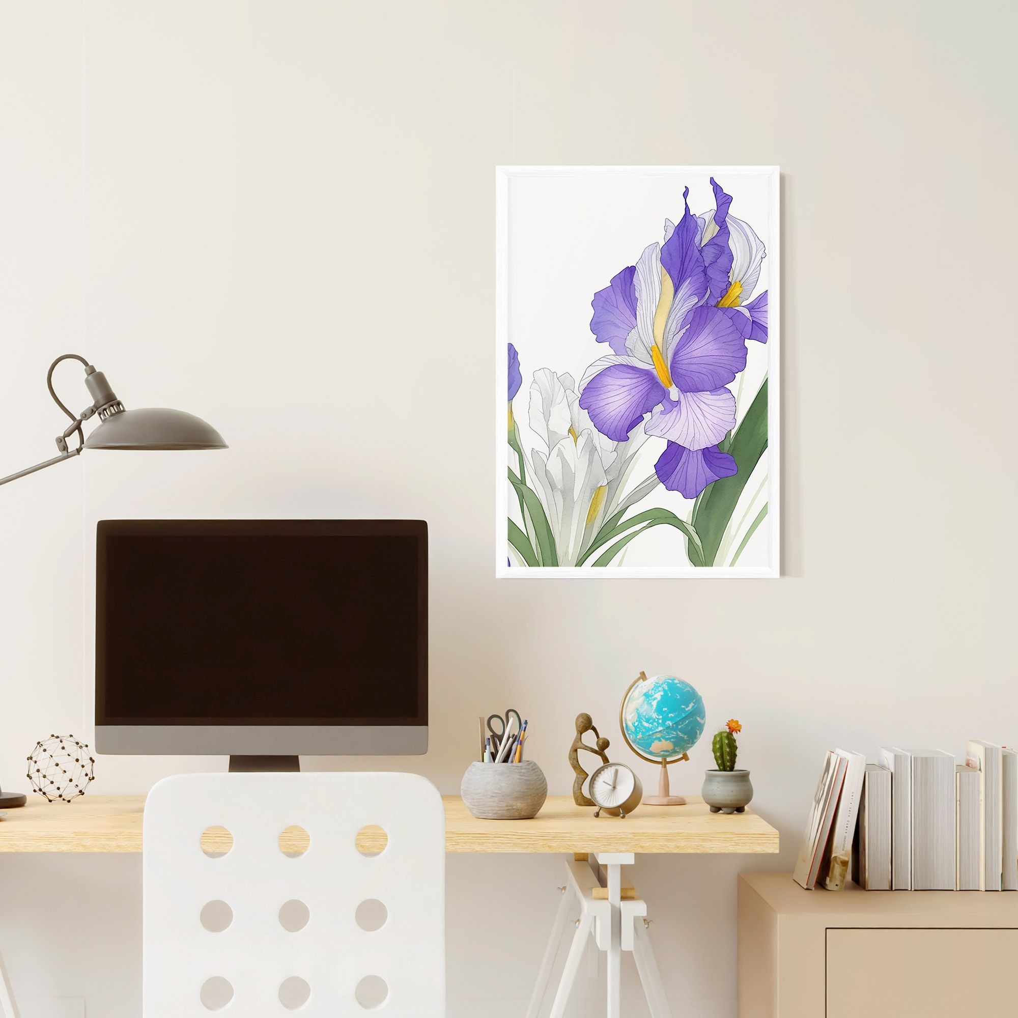 Irirs Hand Drawn mockup 6