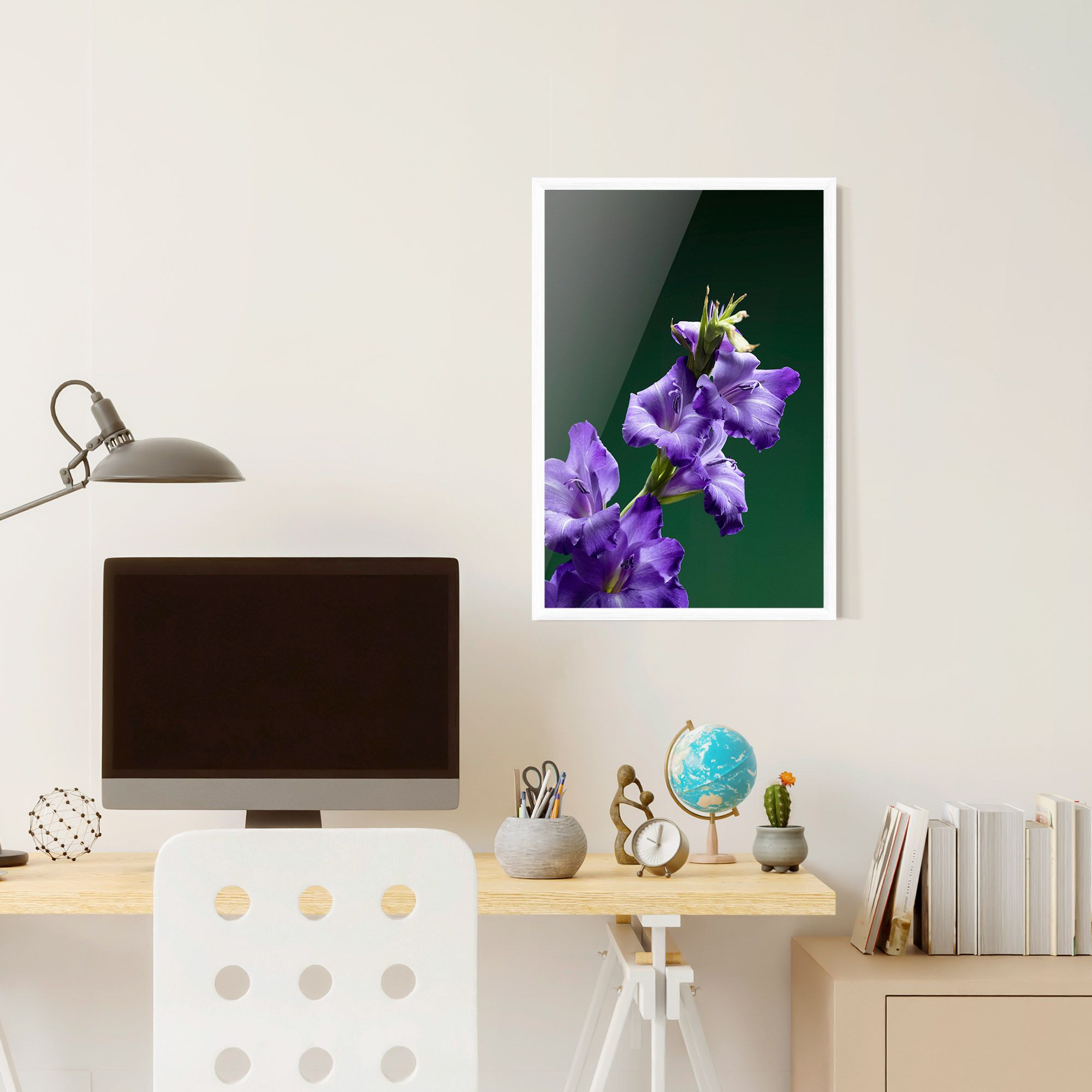 Iris On Green mockup 6