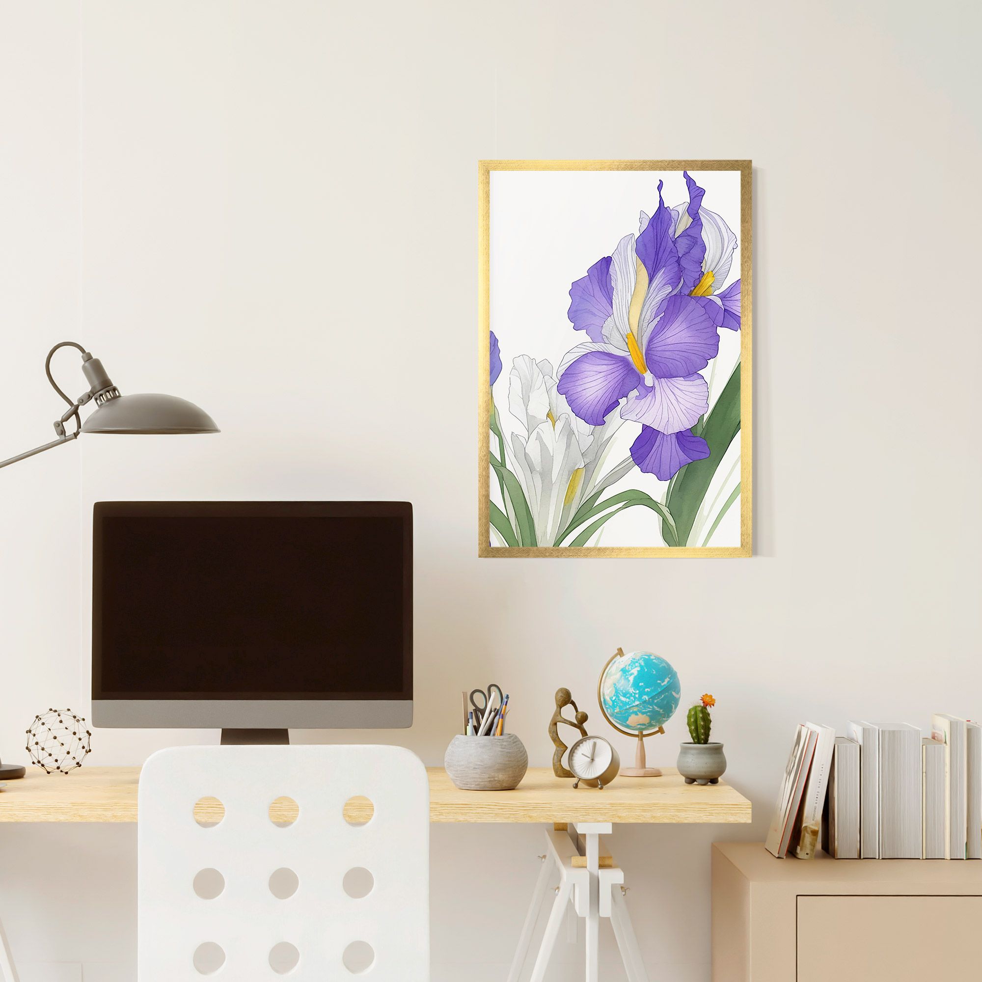 Irirs Hand Drawn mockup 6