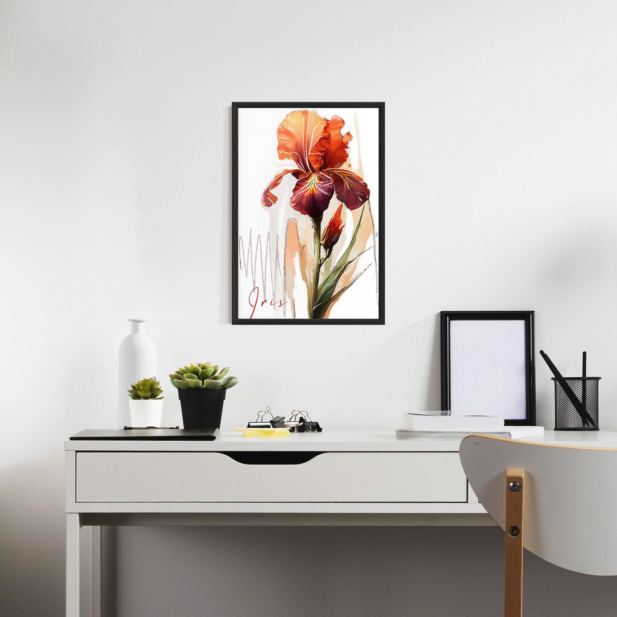 Orange Iris mockup 7