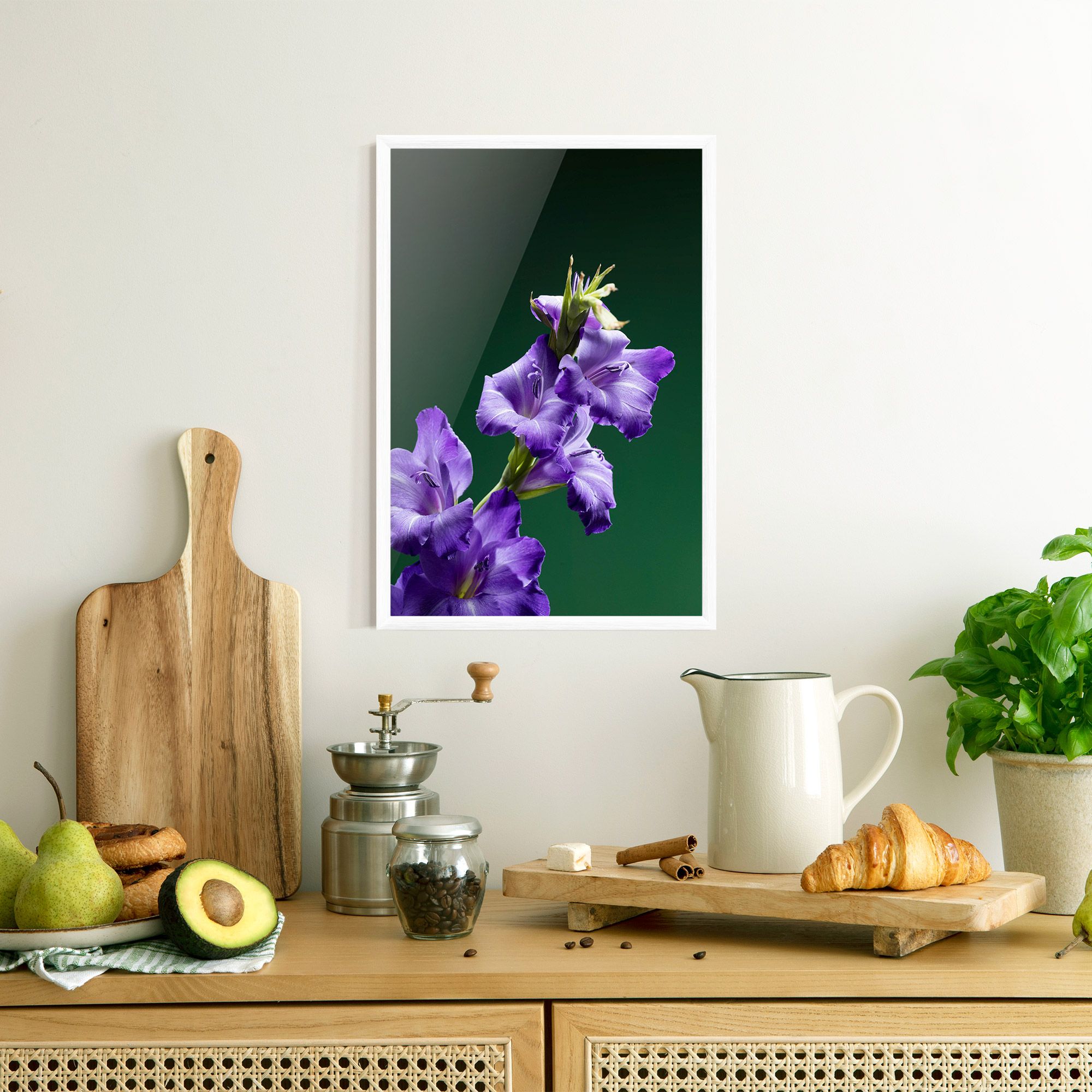 Iris On Green mockup 8