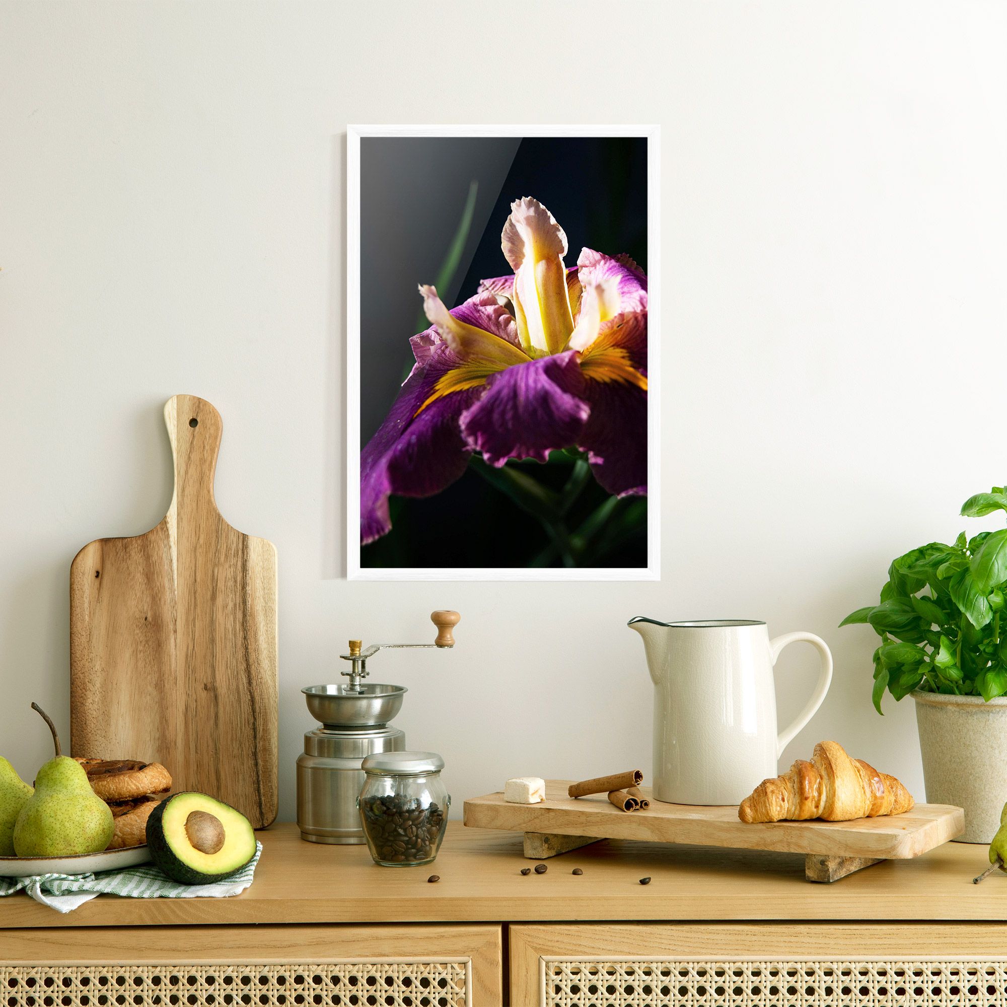 Pastel Yellow Iris mockup 8